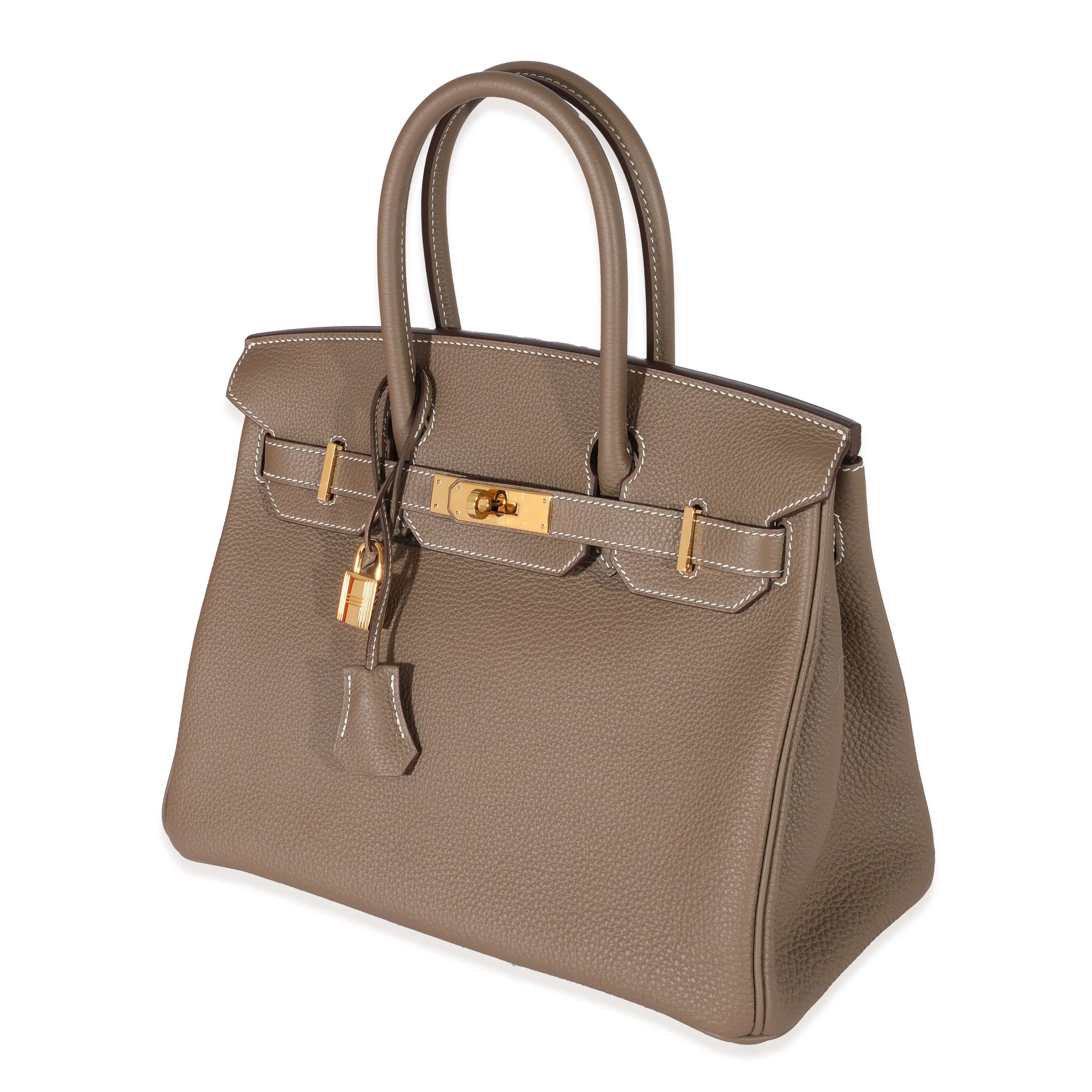 Hermès Etoupe Togo Birkin 30 GHW - Image 2