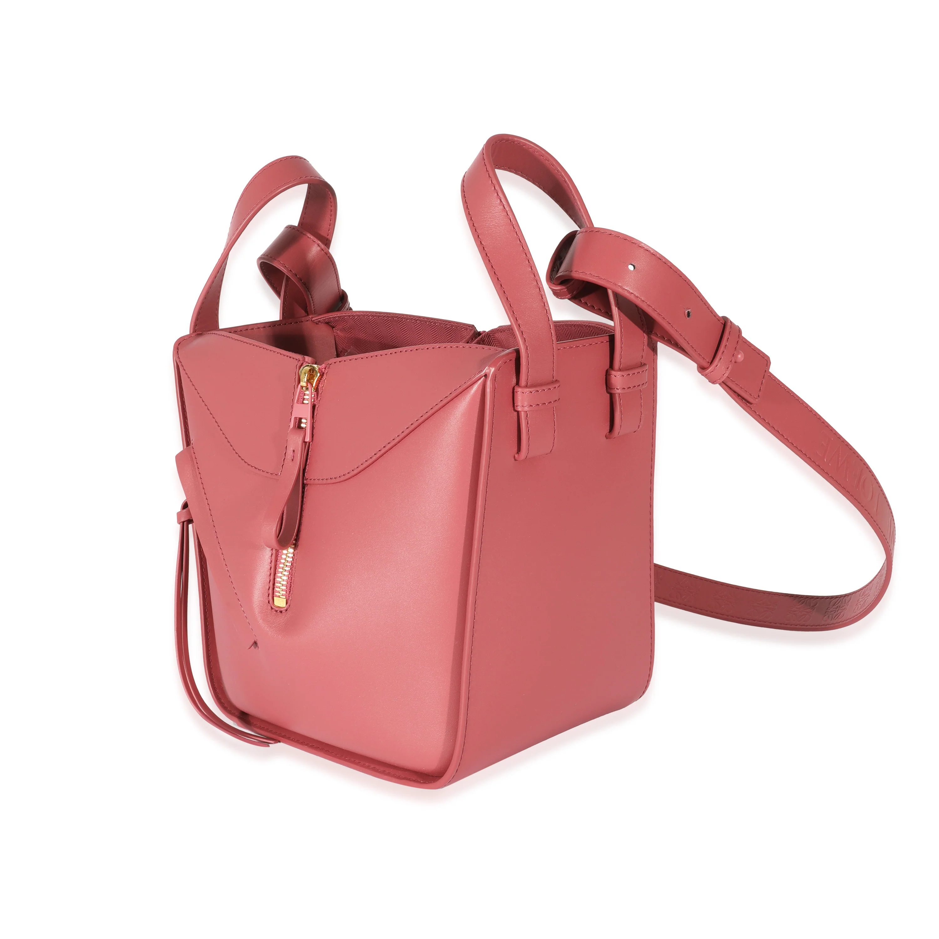 Loewe Calfskin Plumrose Hammock Compact - Image 2