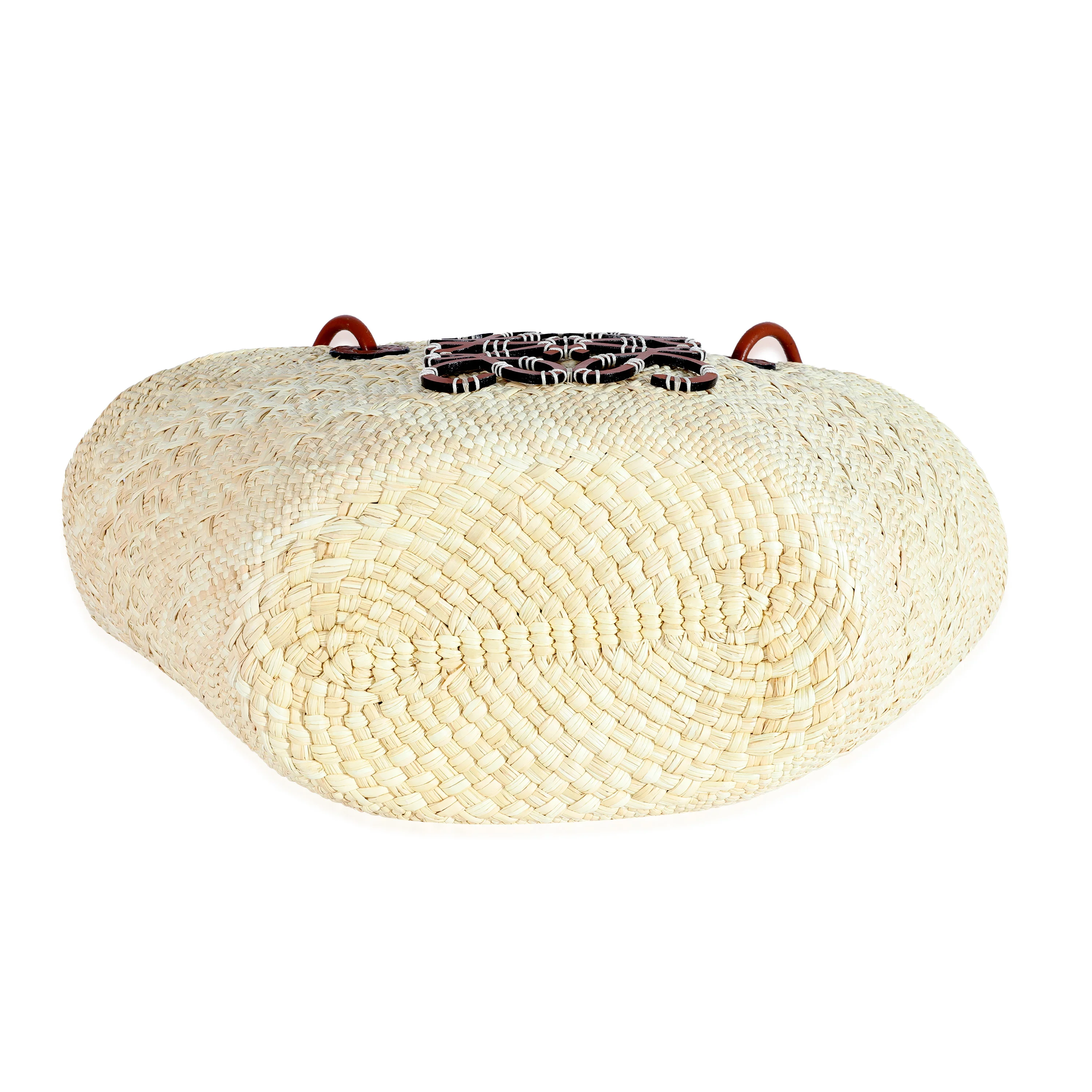 Loewe Raffia Small Anagram Basket Tote - Image 5
