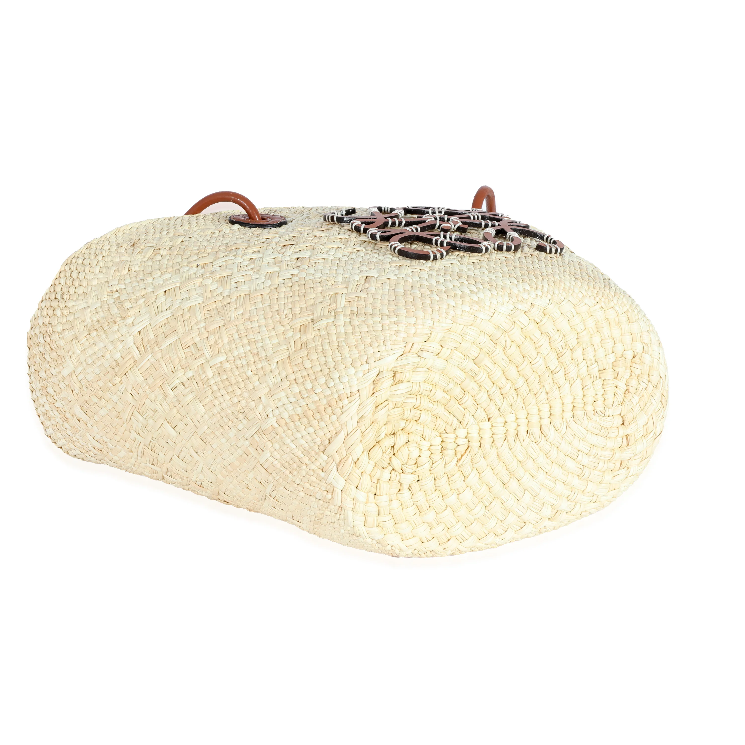 Loewe Raffia Small Anagram Basket Tote - Image 6