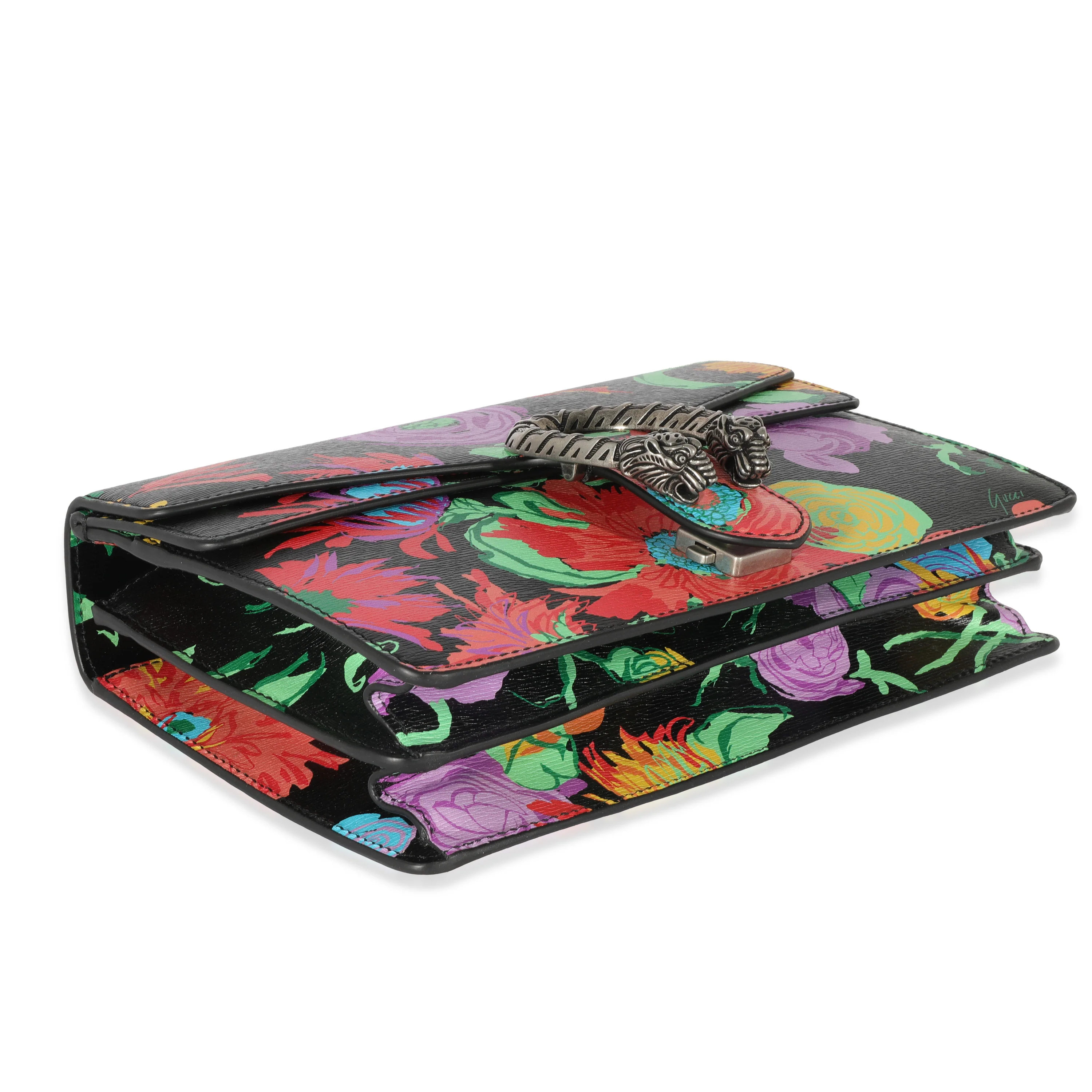 Gucci x Ken Scott Multicolor Leather Floral Small Dionysus - Image 6