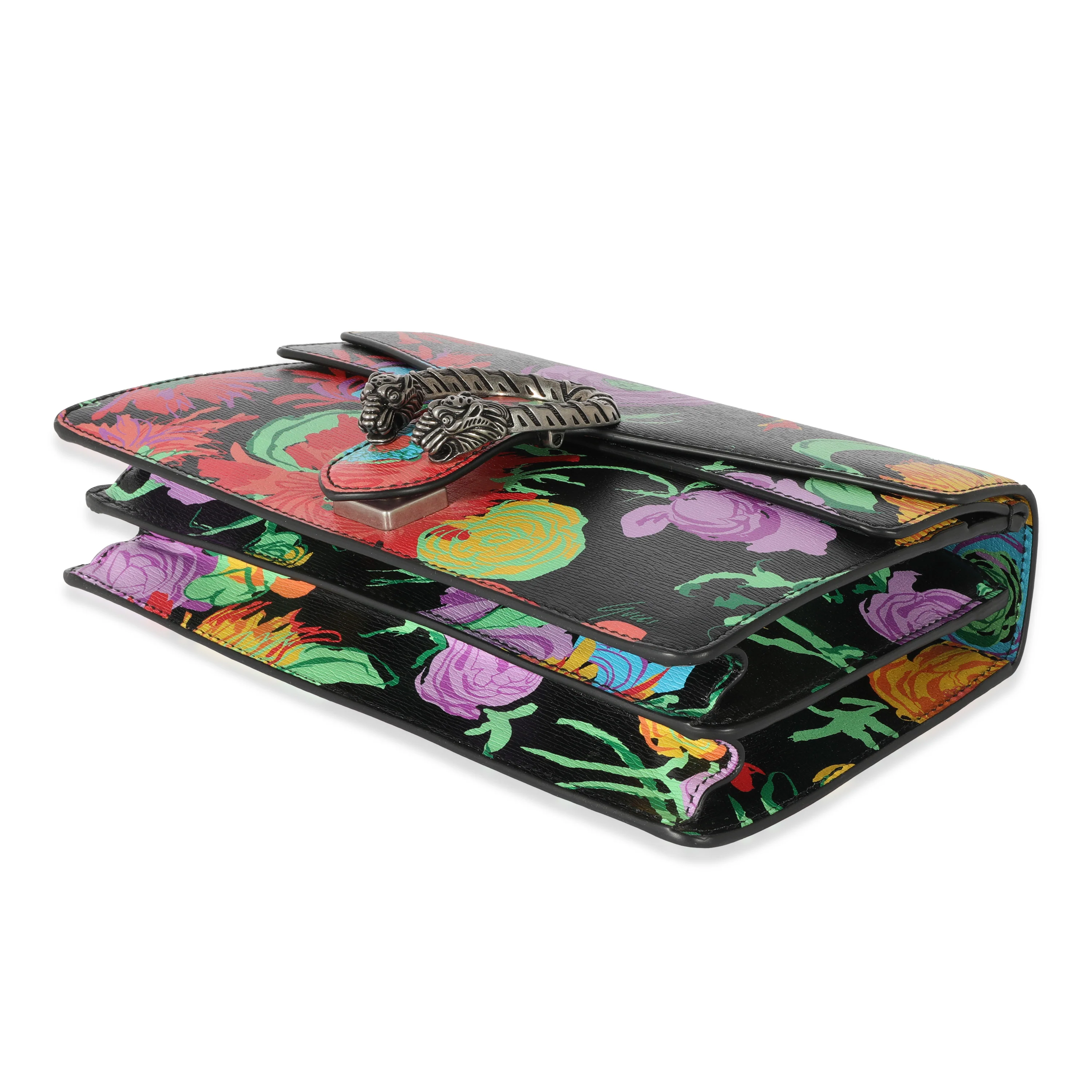 Gucci x Ken Scott Multicolor Leather Floral Small Dionysus - Image 7