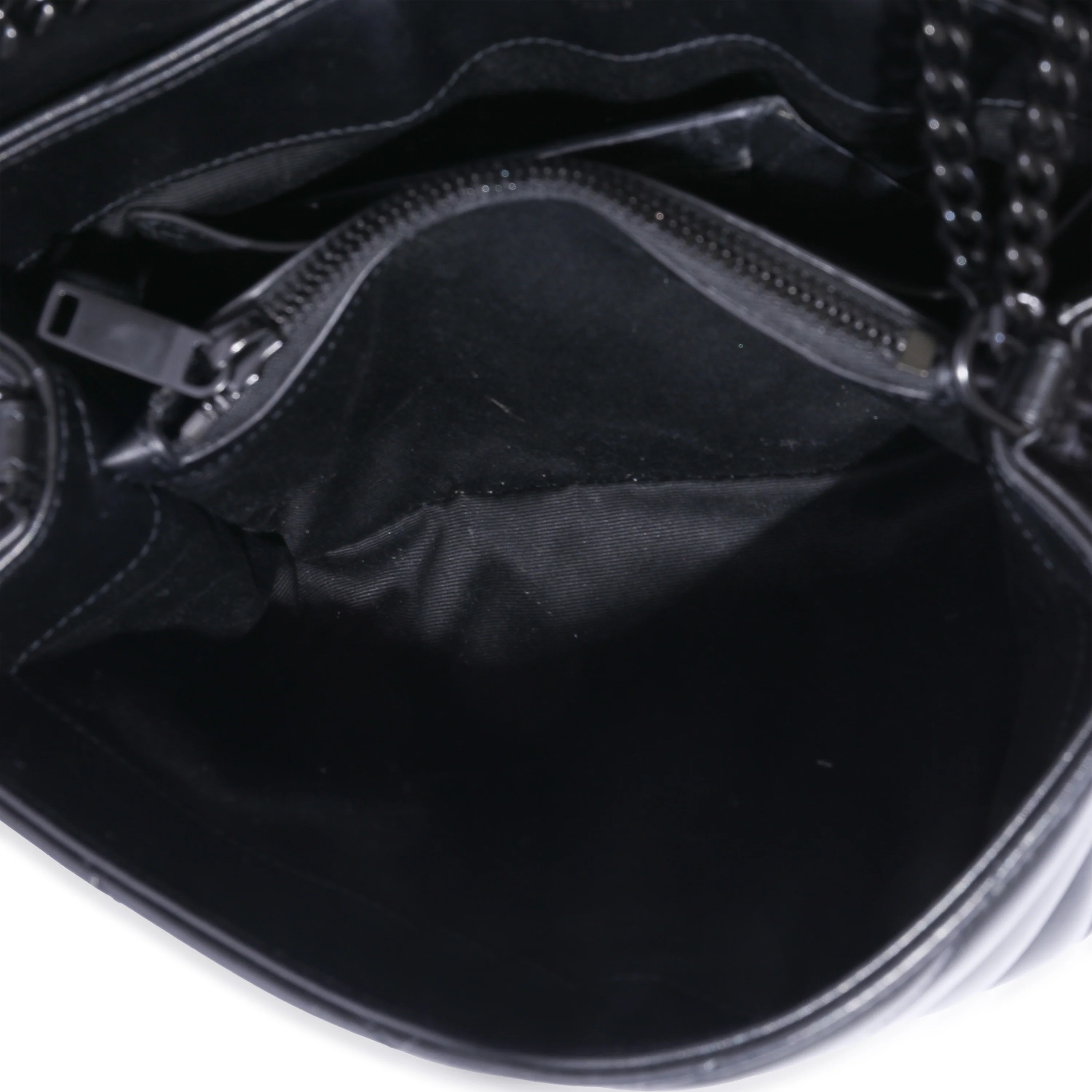Saint Laurent Black Leather Small Loulou - Image 8