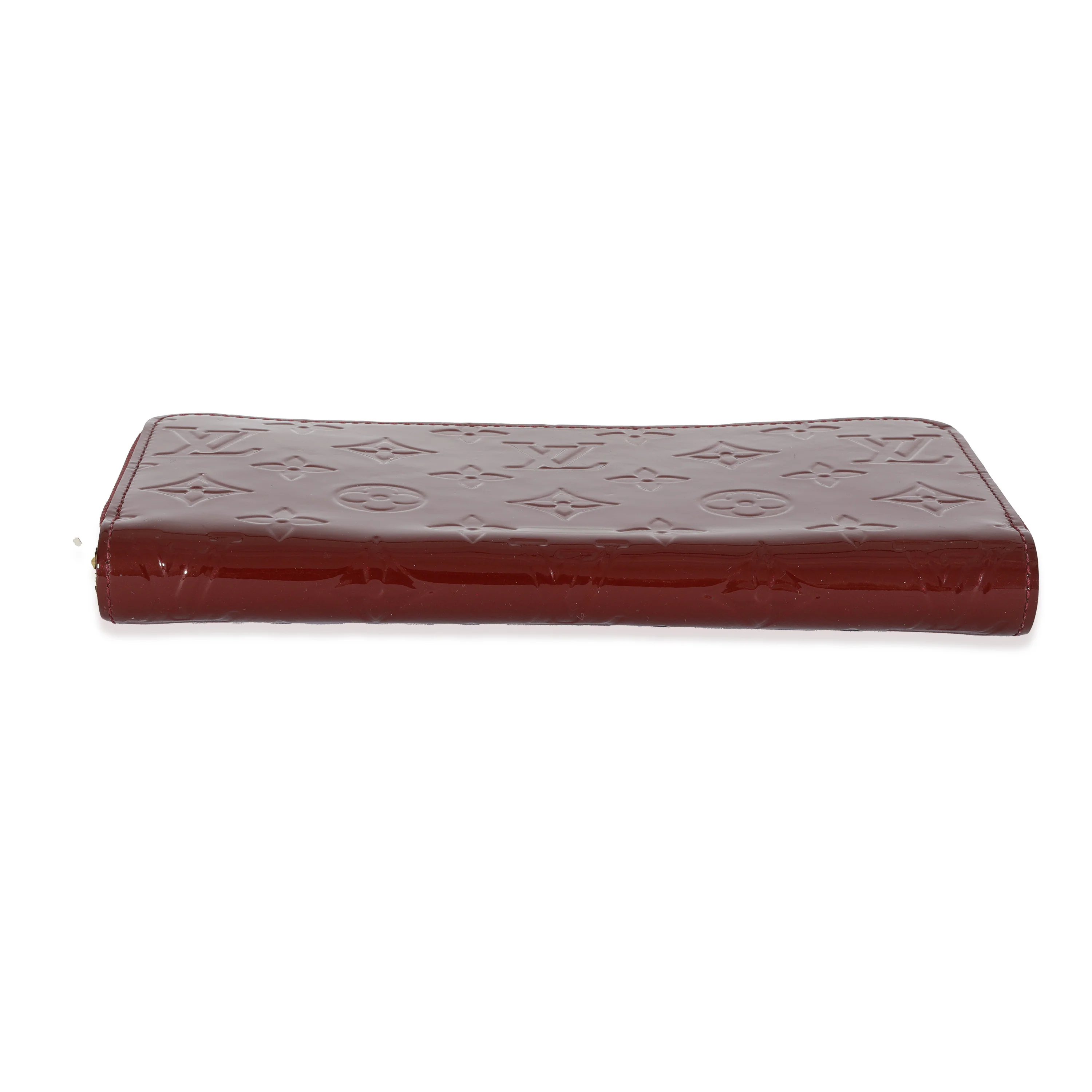 Louis Vuitton Rouge Fauviste Vernis Zippy Wallet - Image 4