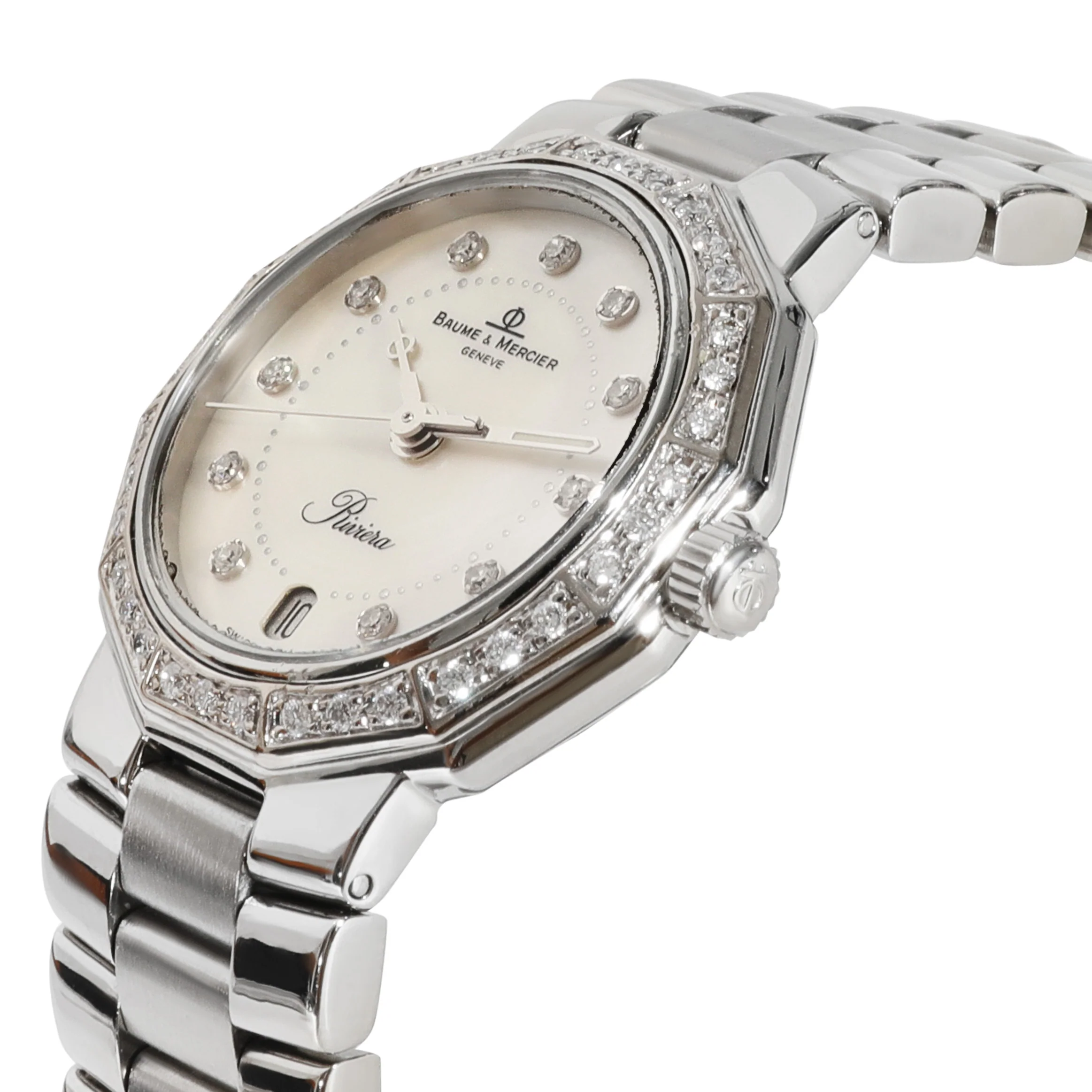 Baume & Mercier Riviera MV045057 Womens Watch in Stainless Steel - Image 2