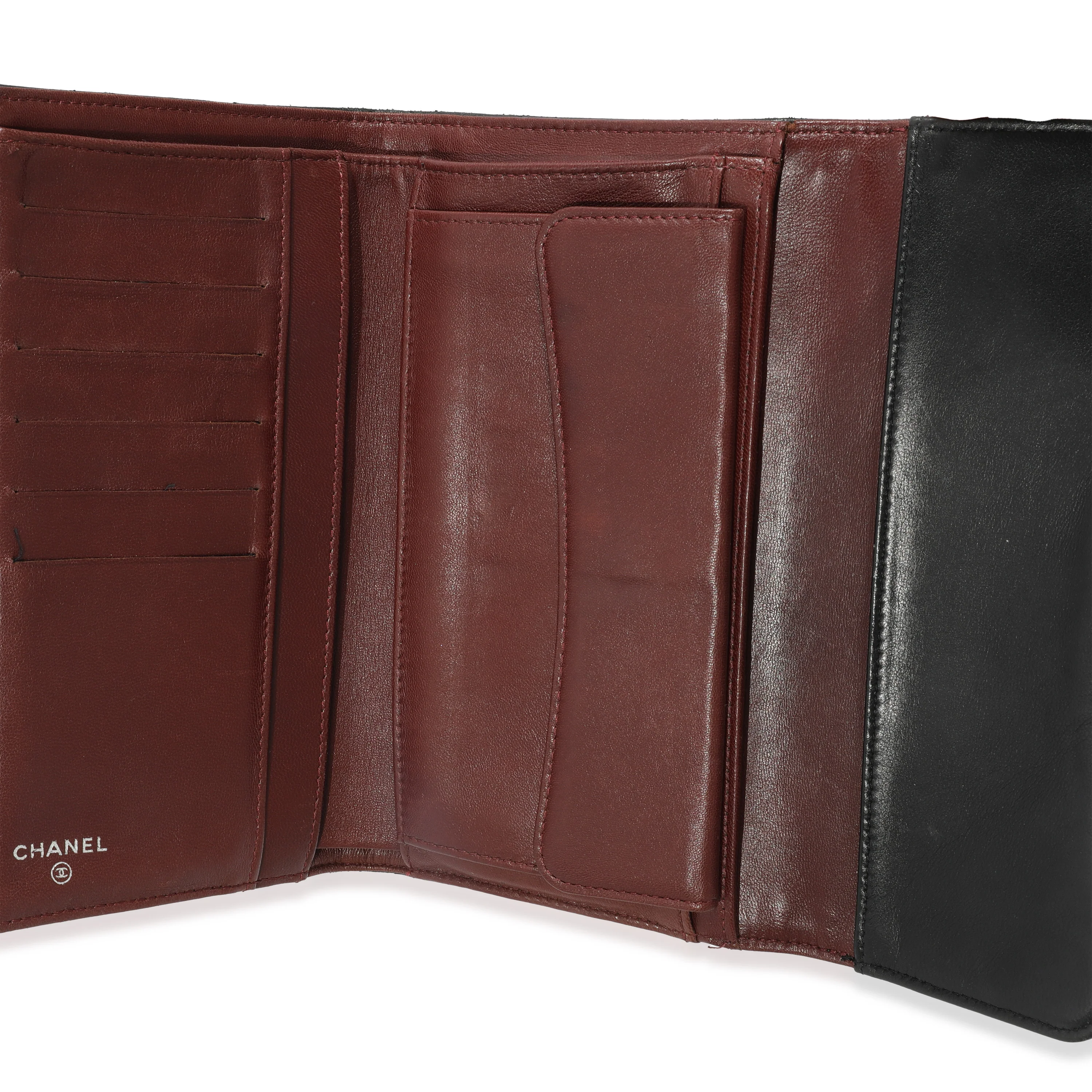Chanel Black Lambskin Classic Long Wallet - Image 4