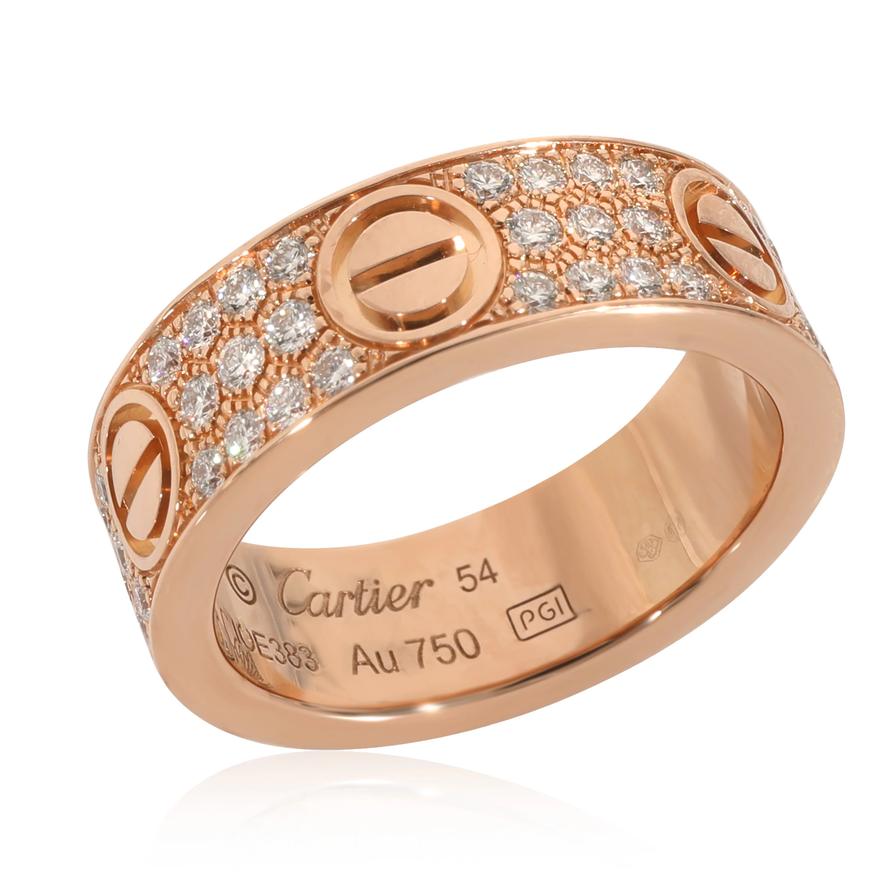 Cartier Love Diamond Ring in 18k Rose Gold 0.7 CTW - Image 2