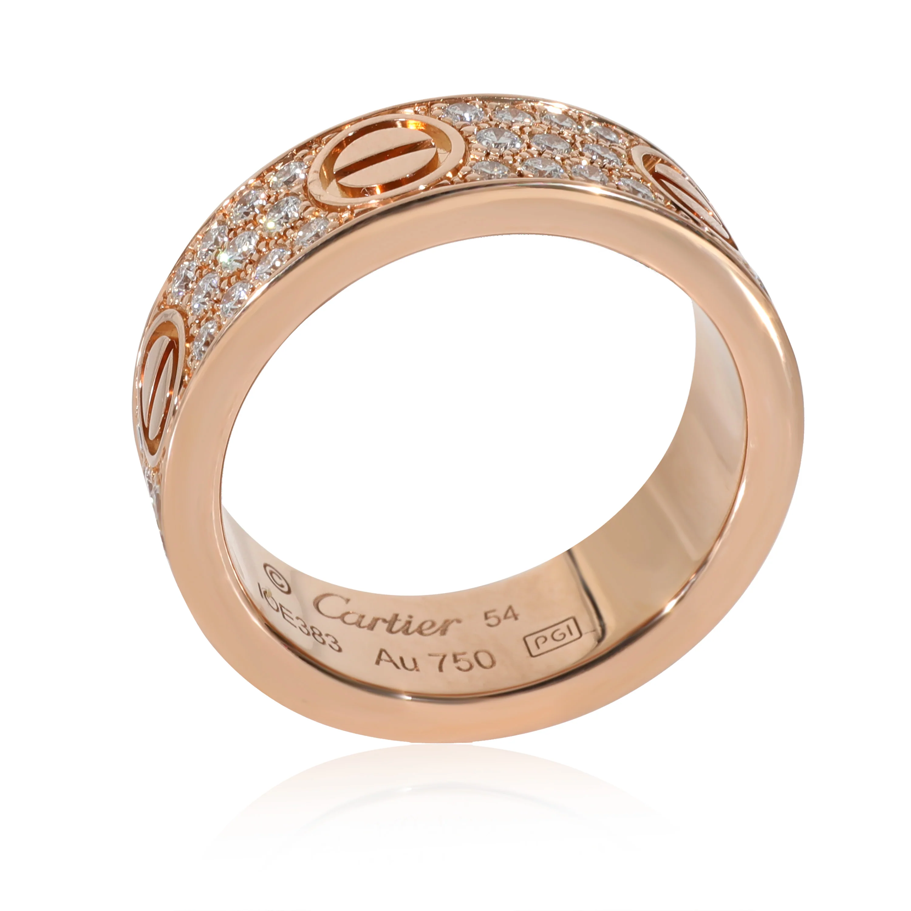 Cartier Love Diamond Ring in 18k Rose Gold 0.7 CTW - Image 5