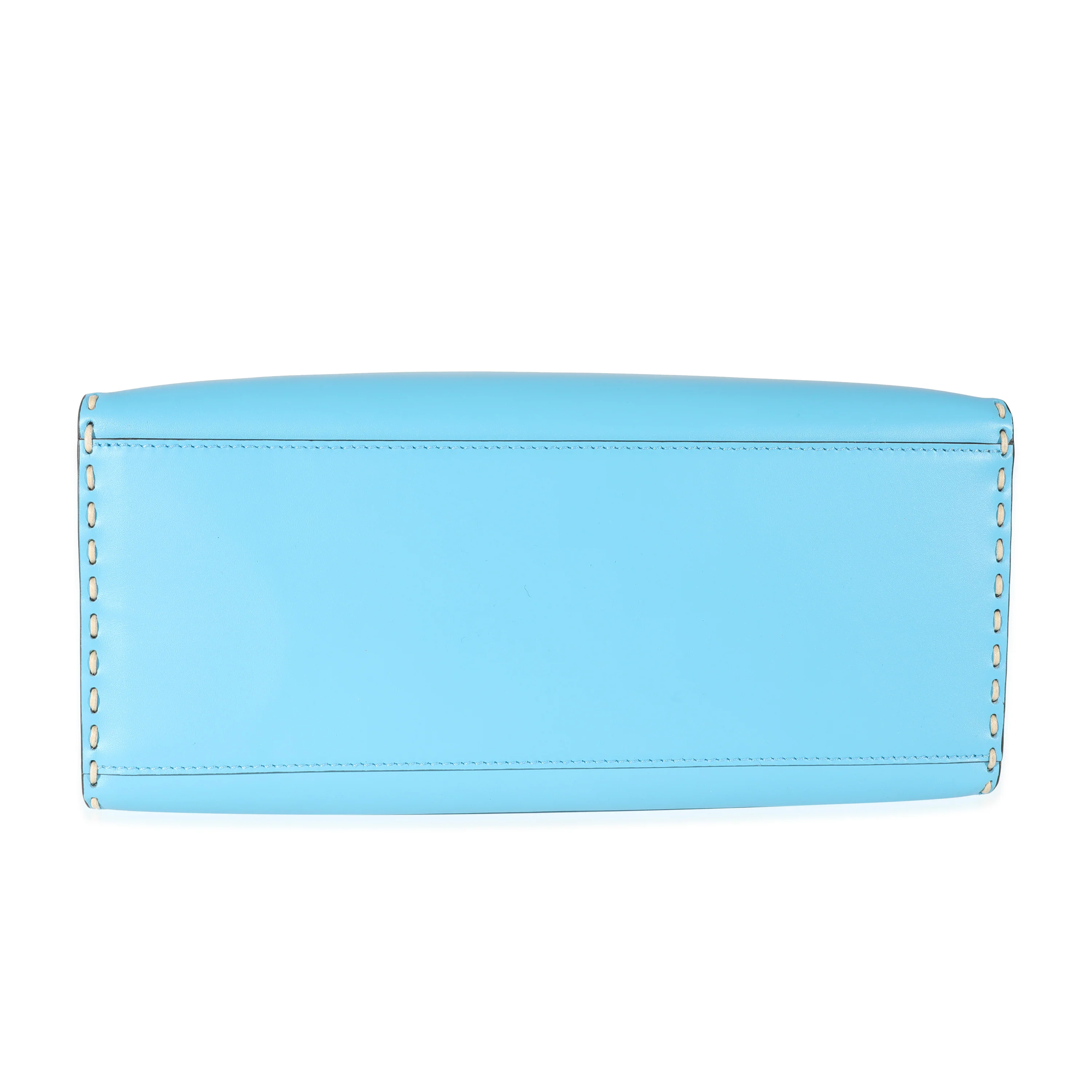 Fendi Blue Leather Medium Sunshine Tote - Image 5