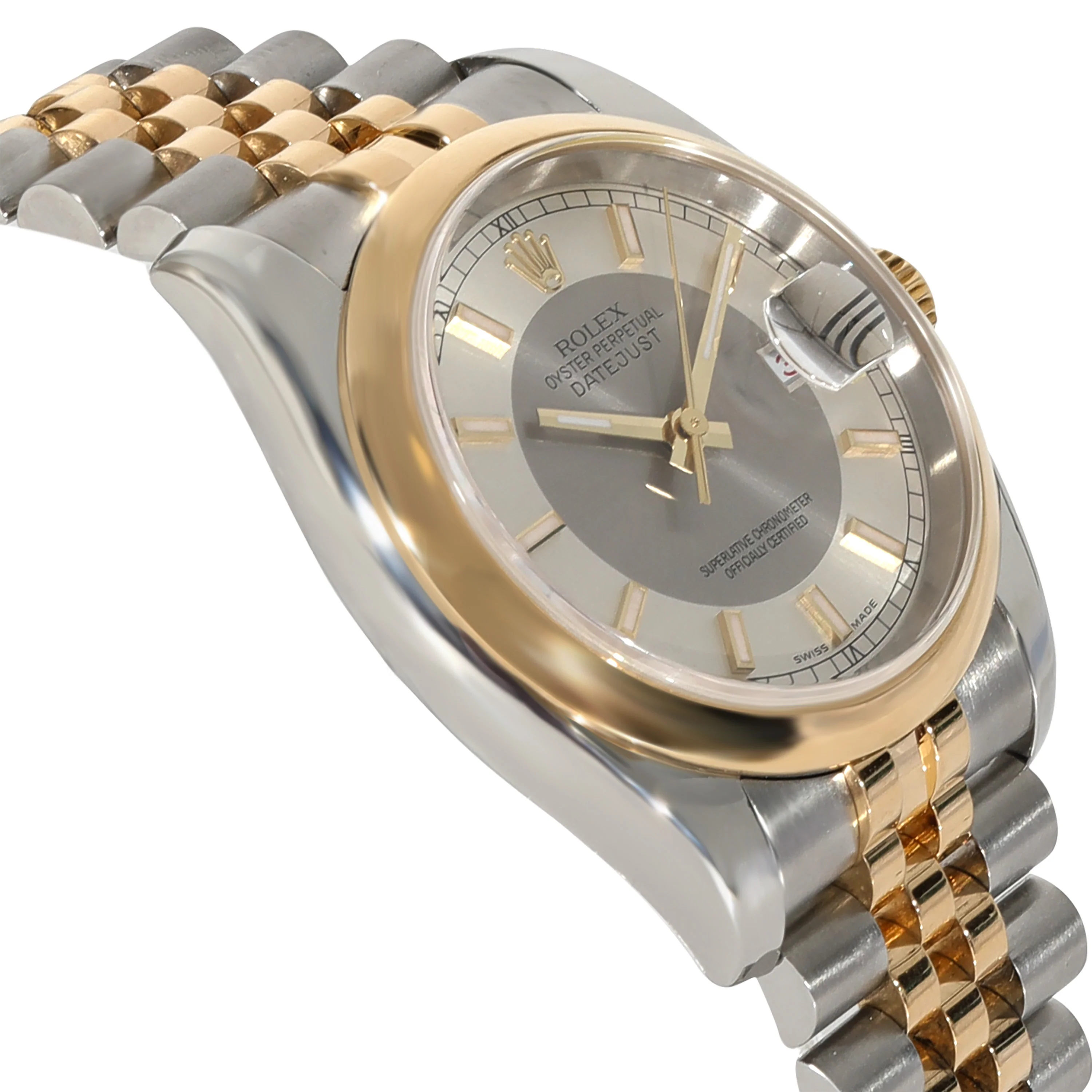 Rolex Datejust 116203 Mens Watch in 18kt Stainless Steel/Yellow Gold - Image 2
