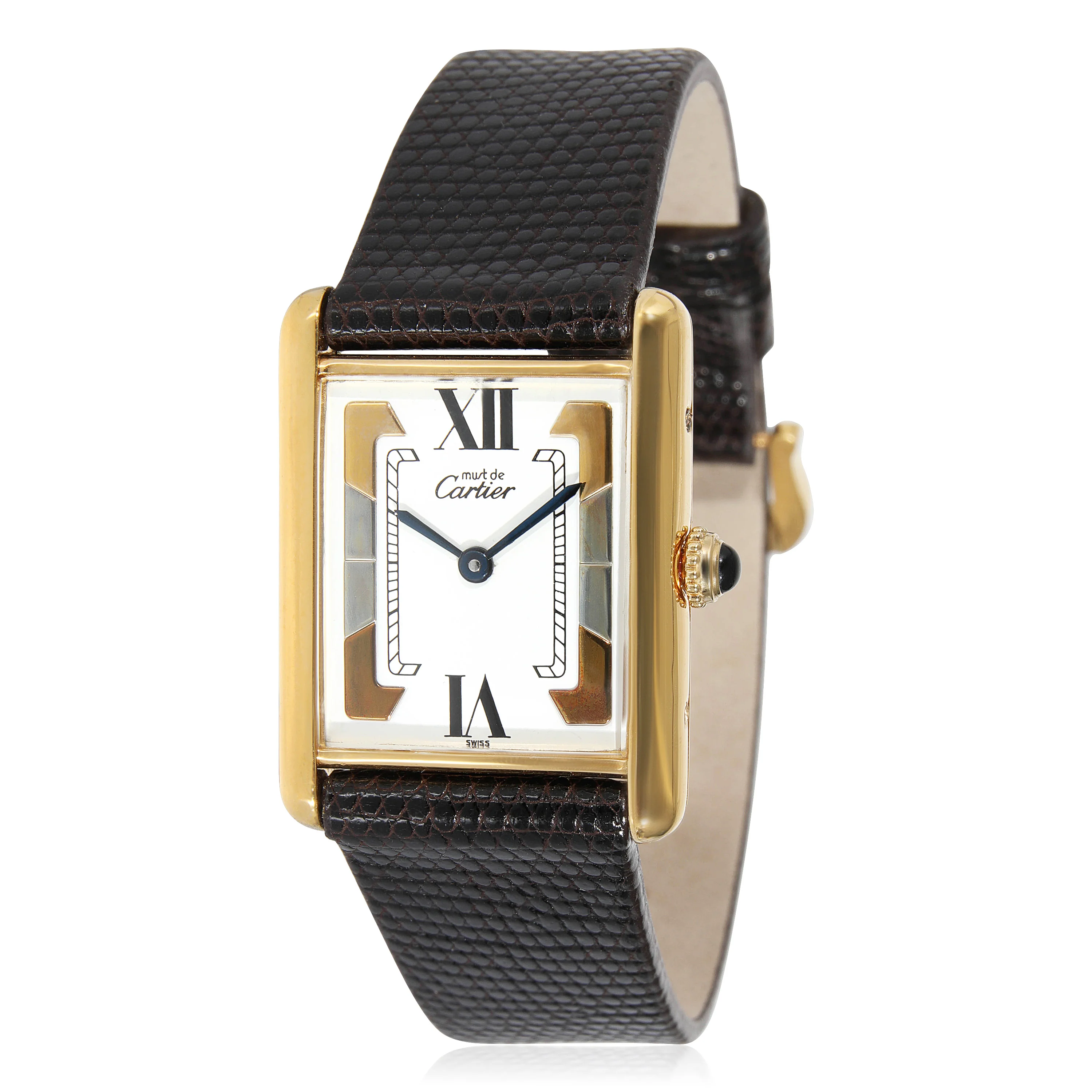Cartier Le Must de Cartier Tank 590005 Womens Watch in Vermeil
