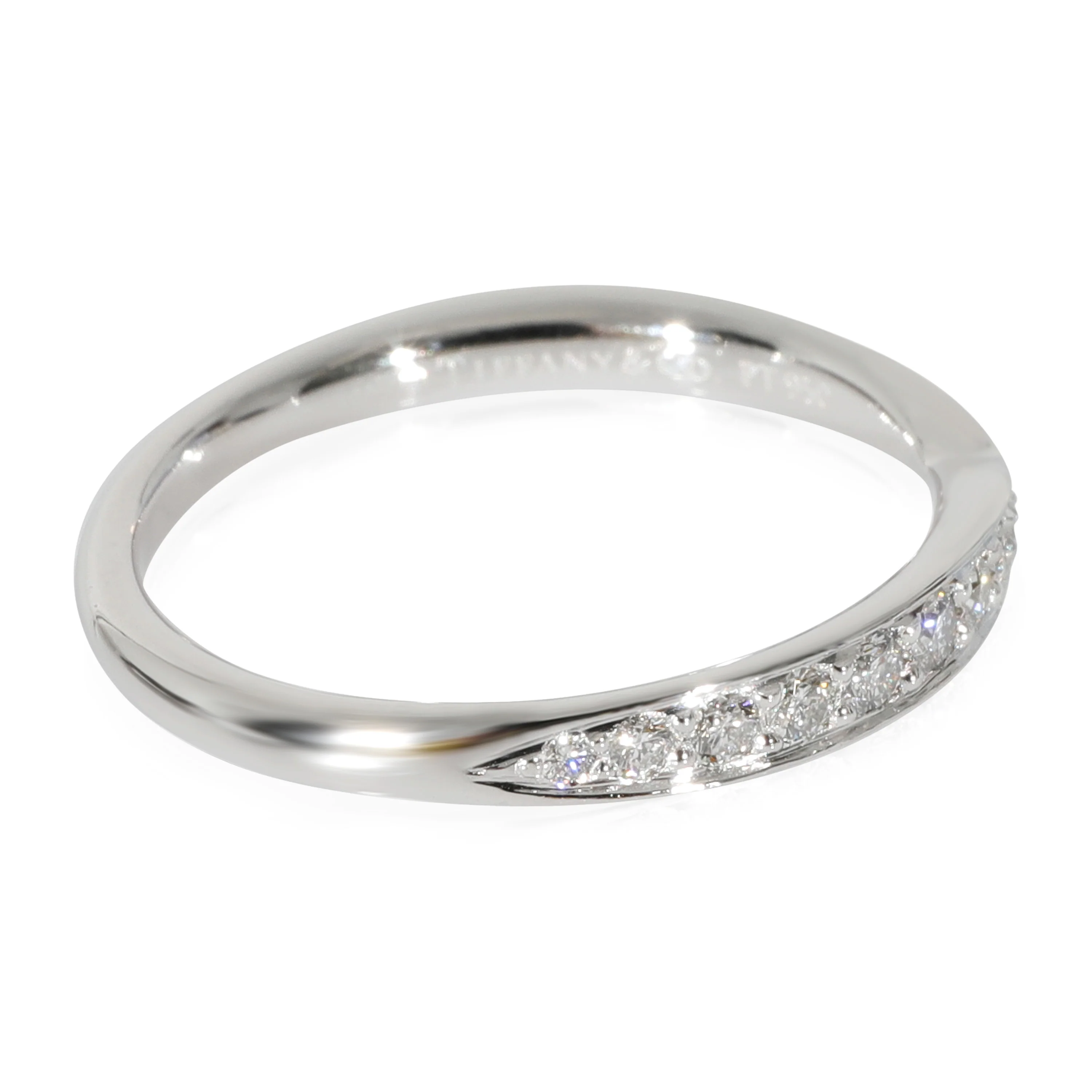 Tiffany & Co. Harmony Diamond Wedding Band in Platinum 0.23 CTW - Image 2