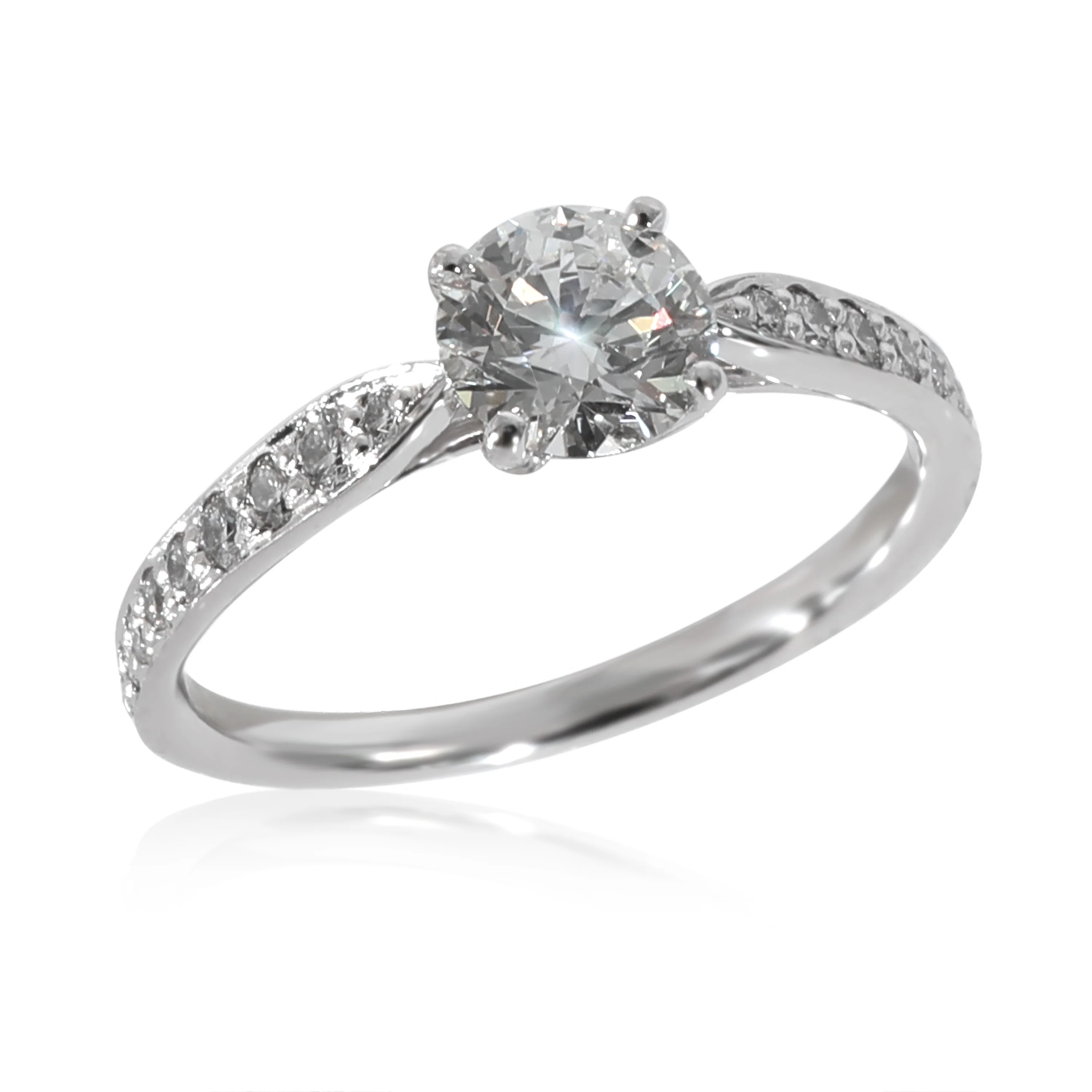 Tiffany & Co. Harmony Diamond Engagement Ring in Platinum G VS1 0.77 CT - Image 3