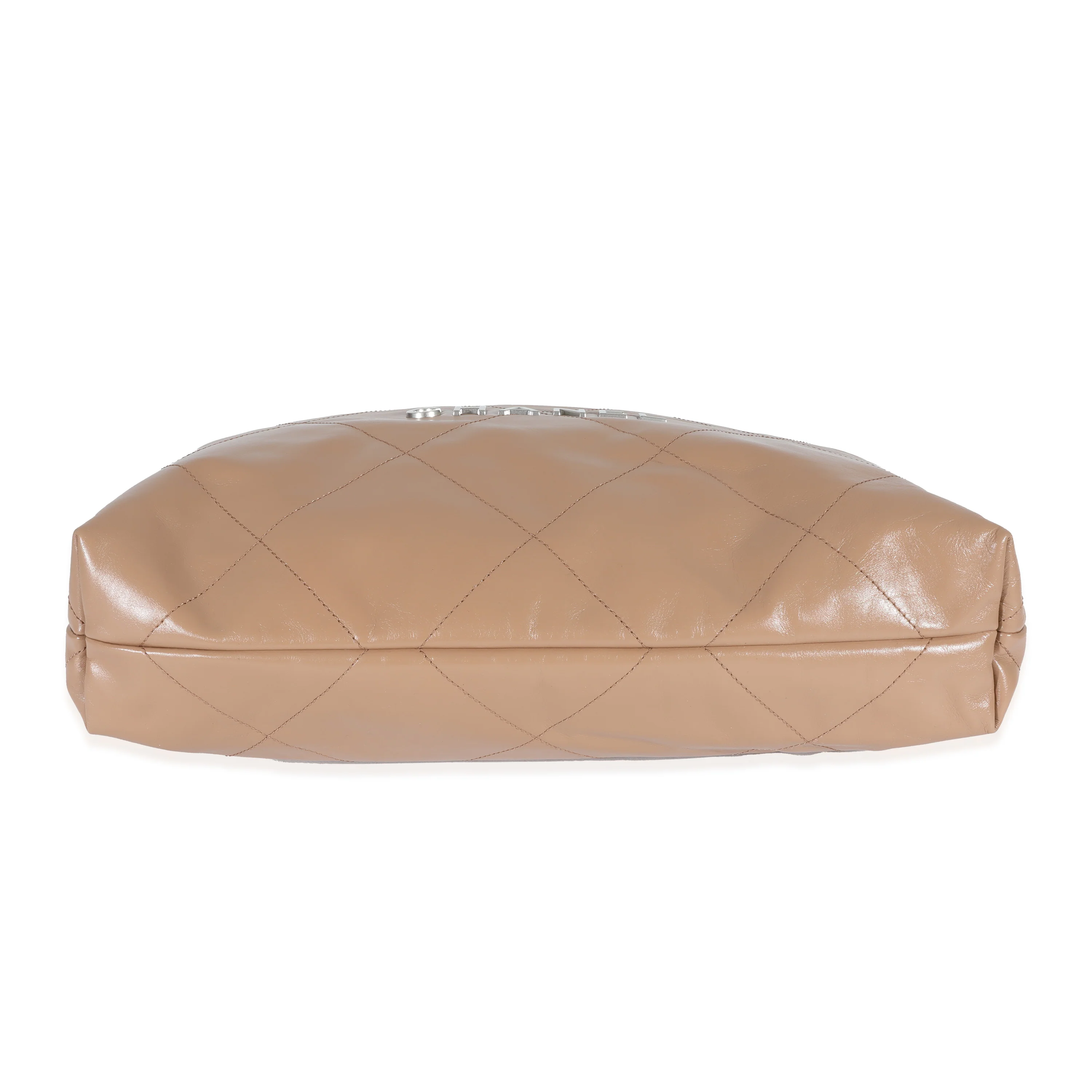 Chanel Beige Calfskin Chanel 22 Bag - Image 5