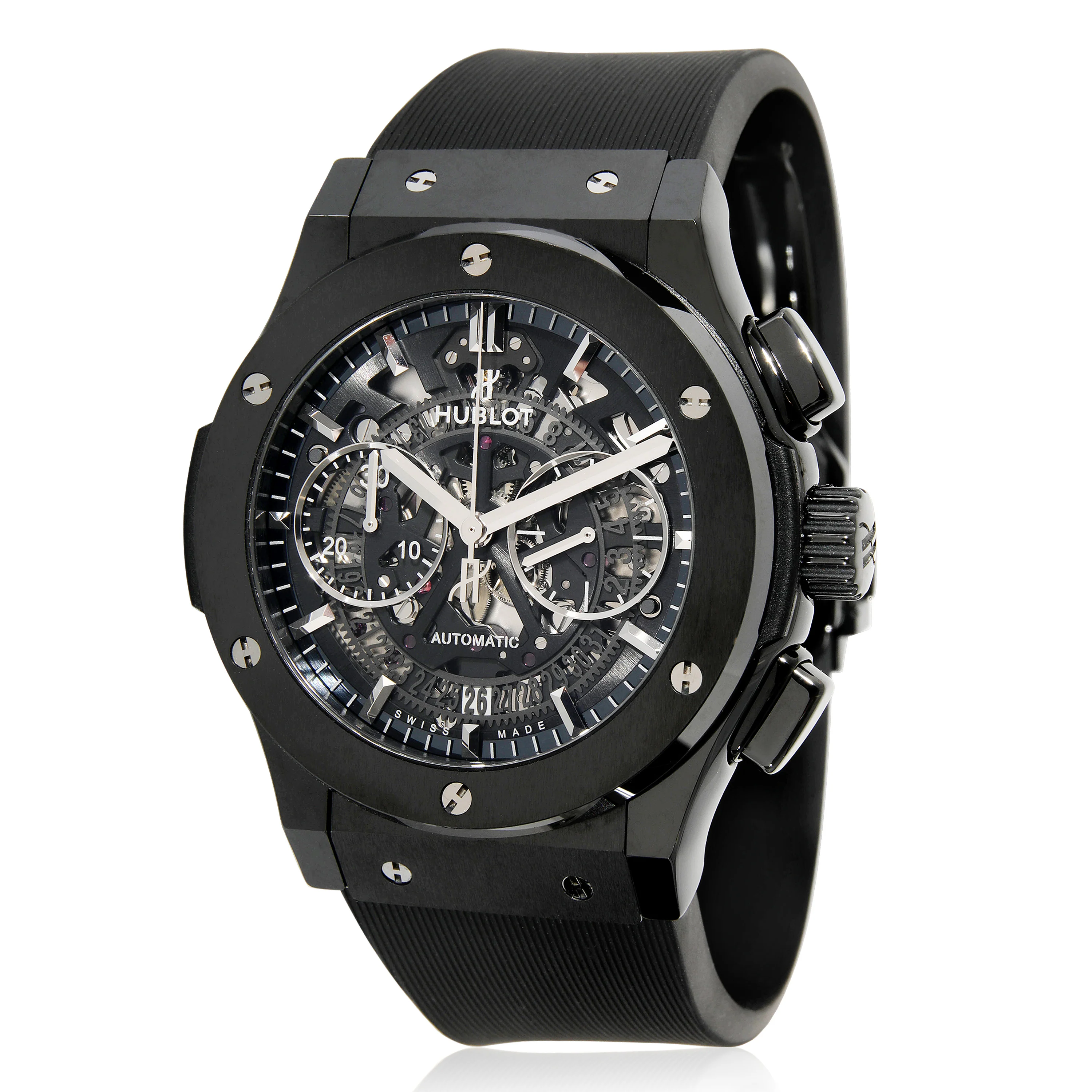 Hublot Classic Fusion Aerofusion Black Magic 525.CM.0170.RX Mens Watch in Cera