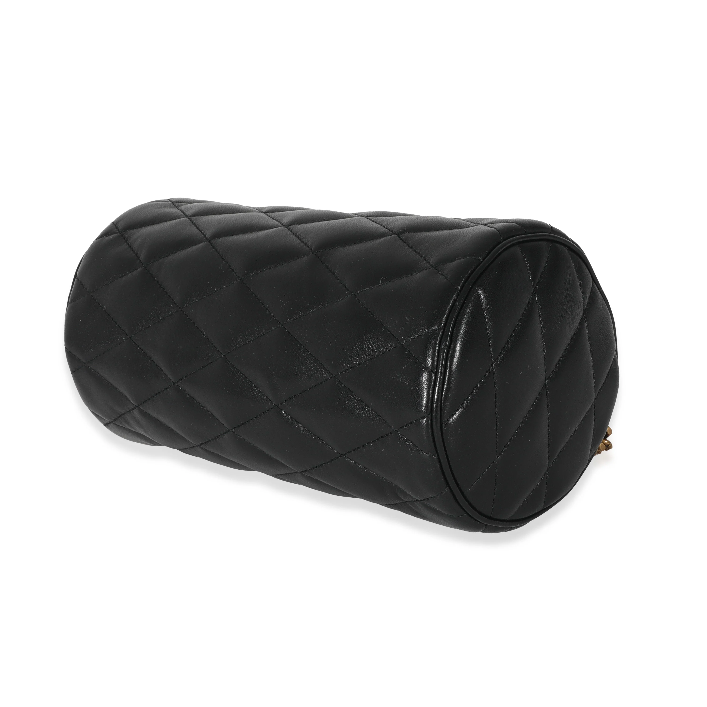 Saint Laurent Black Leather Small Sade Tube Bag - Image 6