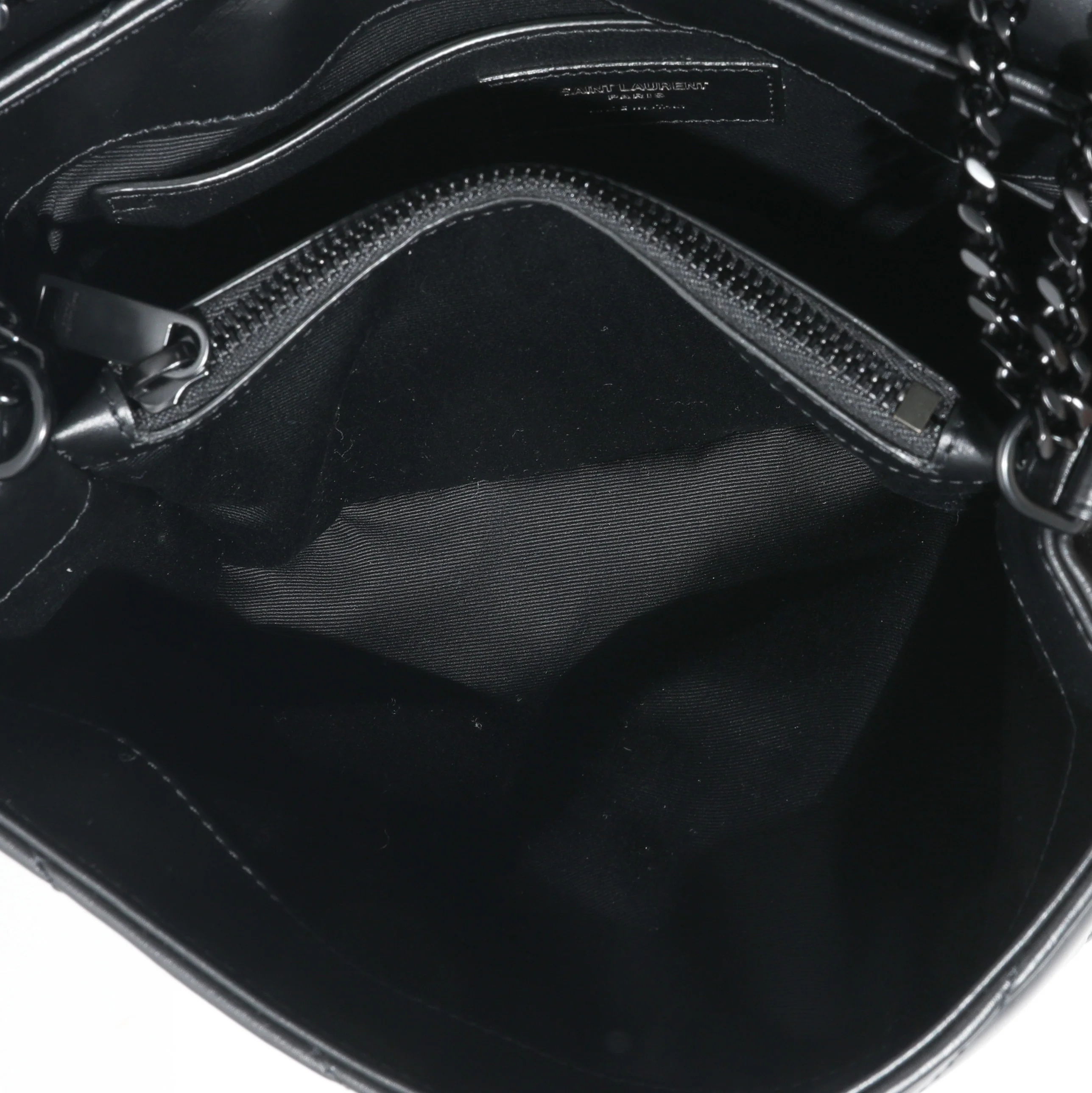 Saint Laurent Black Leather Small Loulou Bag - Image 9