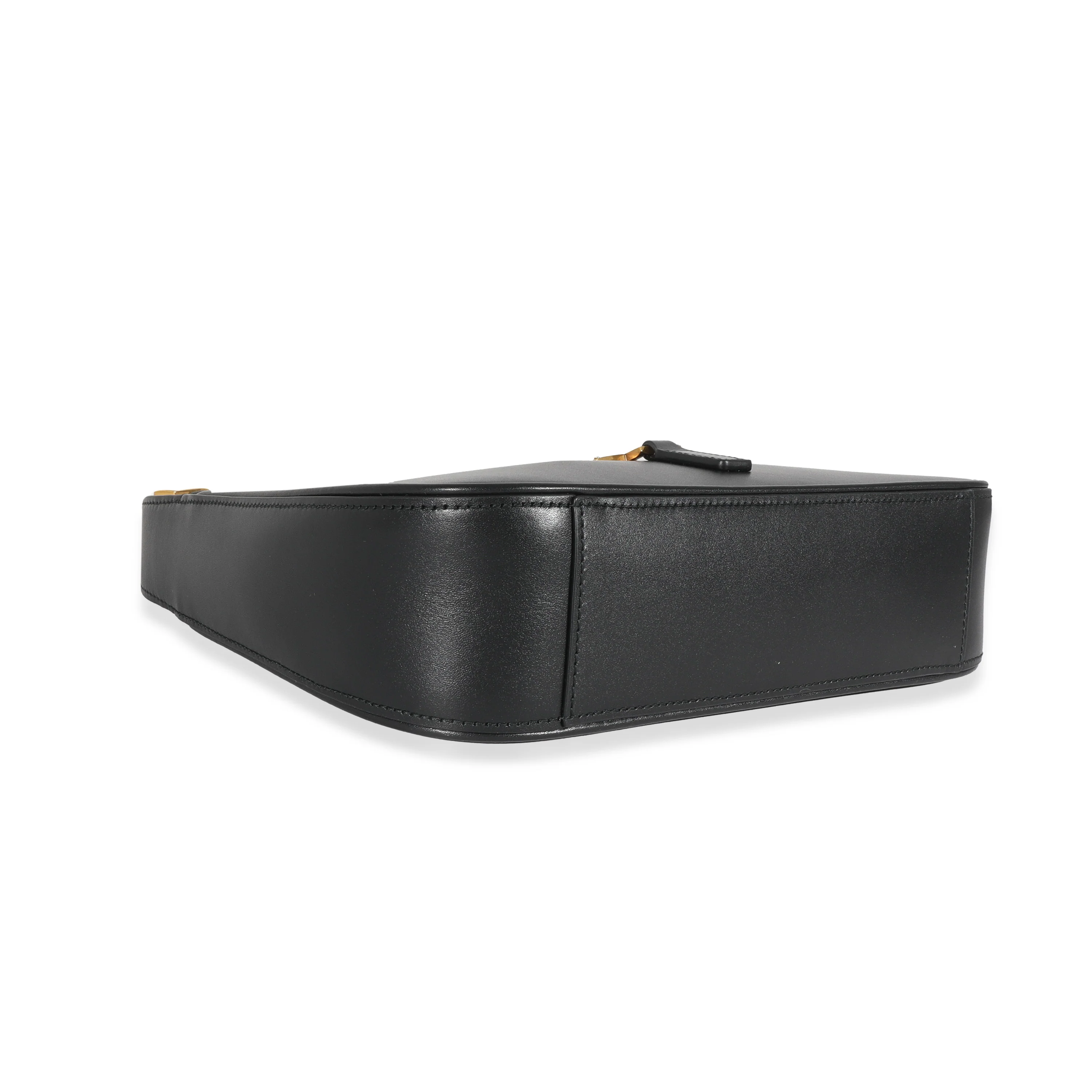 Saint Laurent Black Smooth Leather Le 5 A 7 Hobo - Image 5