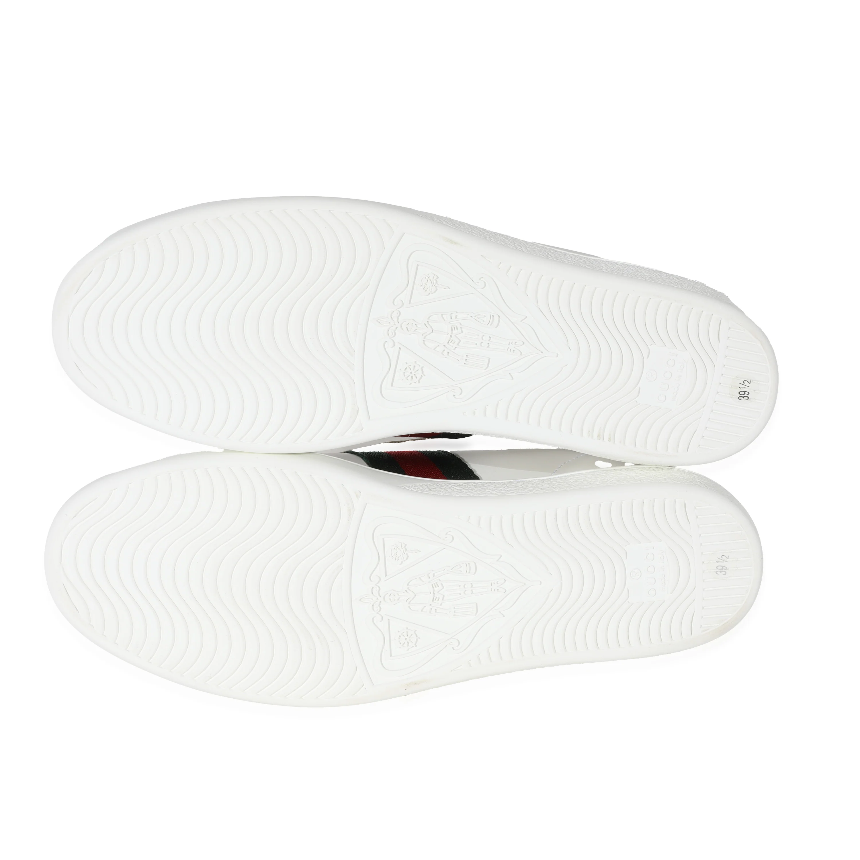 Gucci White Leather Ace Trainer - Image 3