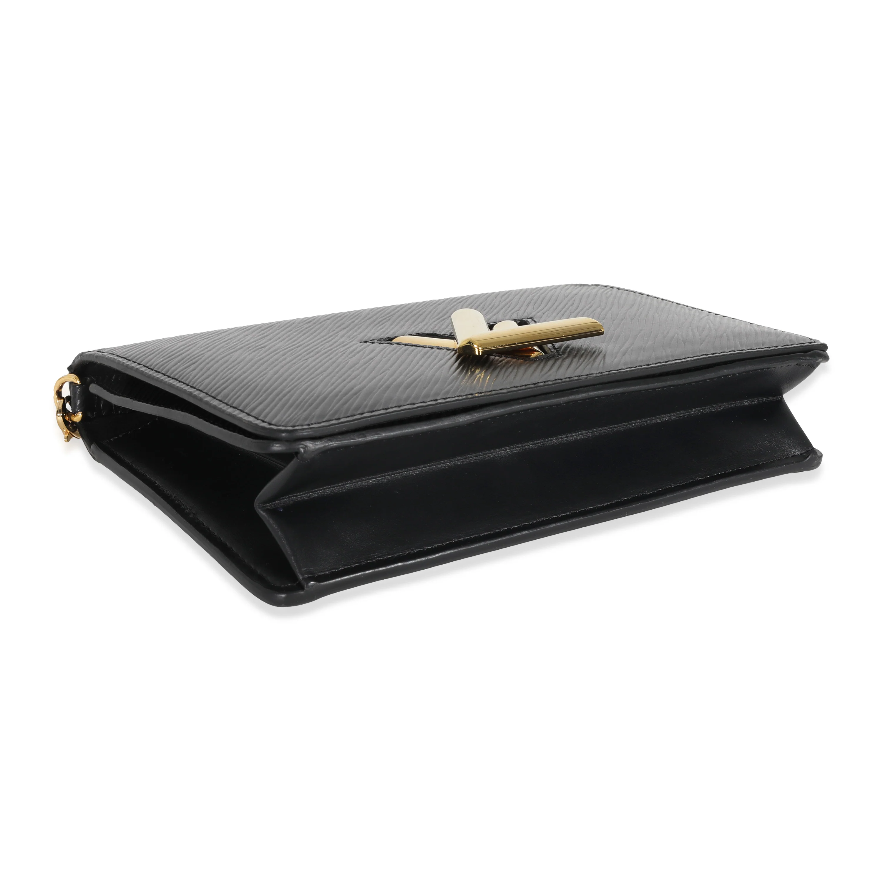 Louis Vuitton Black Epi Twist Belt Chain Pouch - Image 6