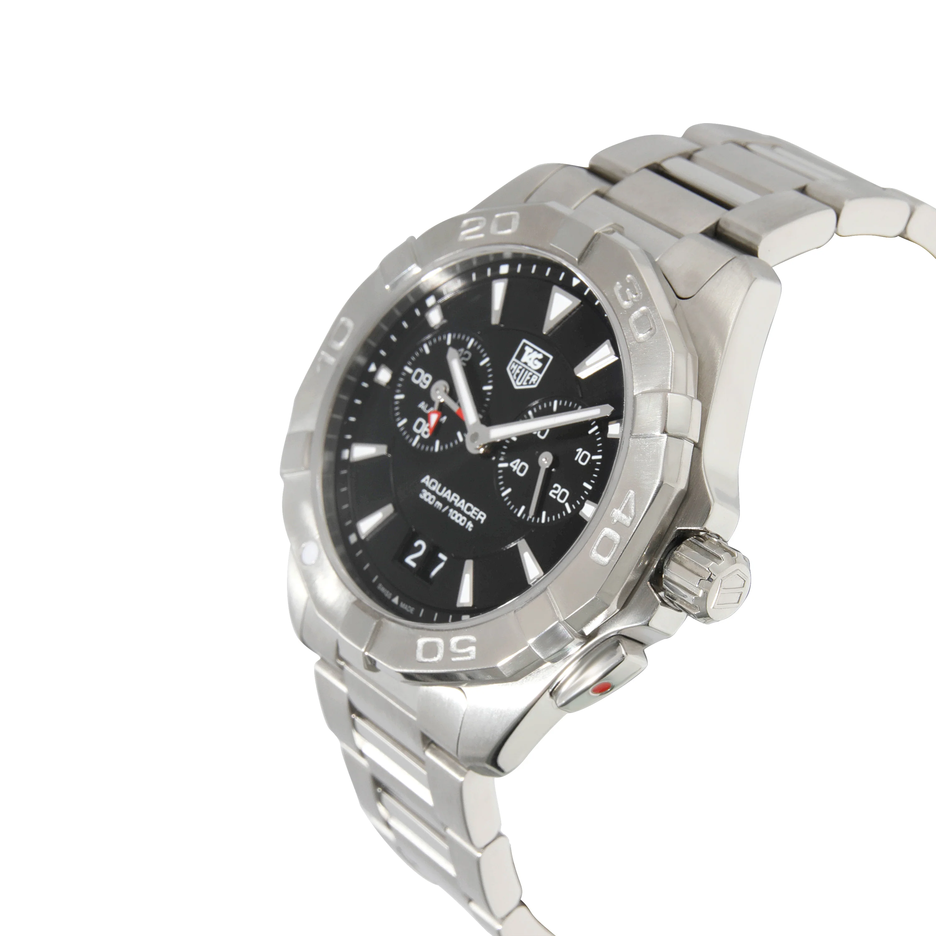 Tag Heuer Aquaracer Alarm WAY111Z.BA0928 Mens Watch in Stainless Steel - Image 3