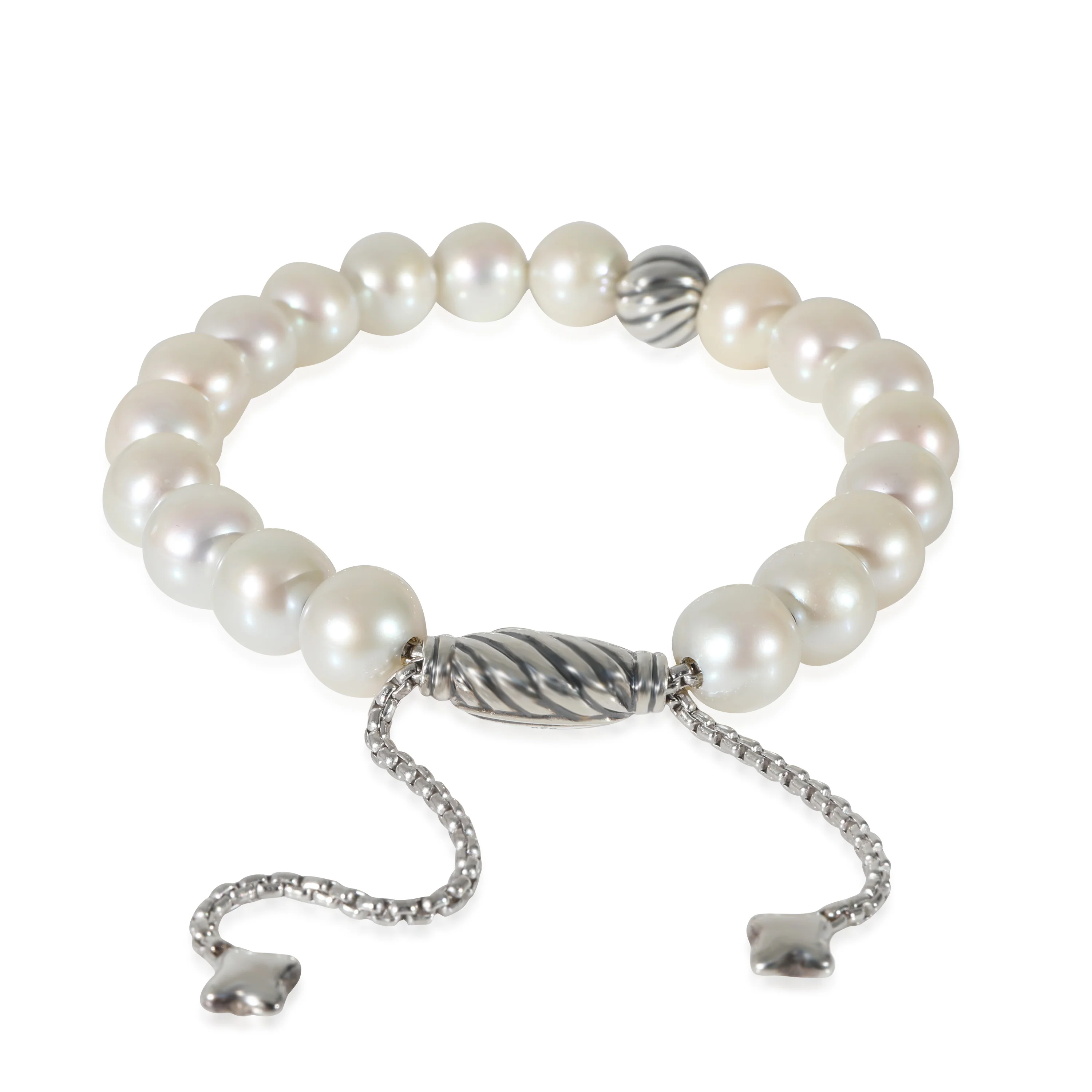 David Yurman Pearl Spiritual Bead Bracelet in Sterling Silver - Image 5