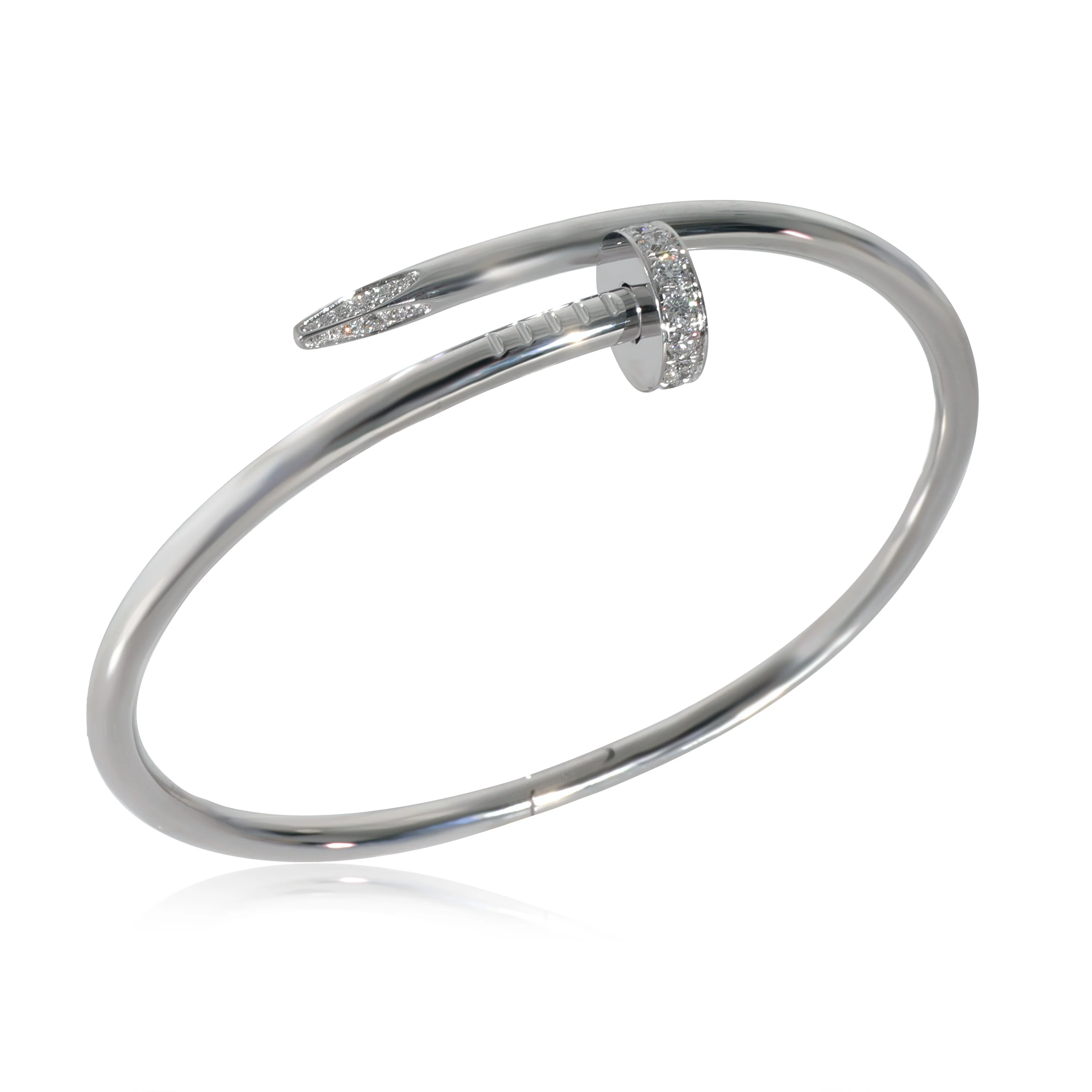 Juste Un Clou Bracelet (White Gold, Diamonds) - Image 3