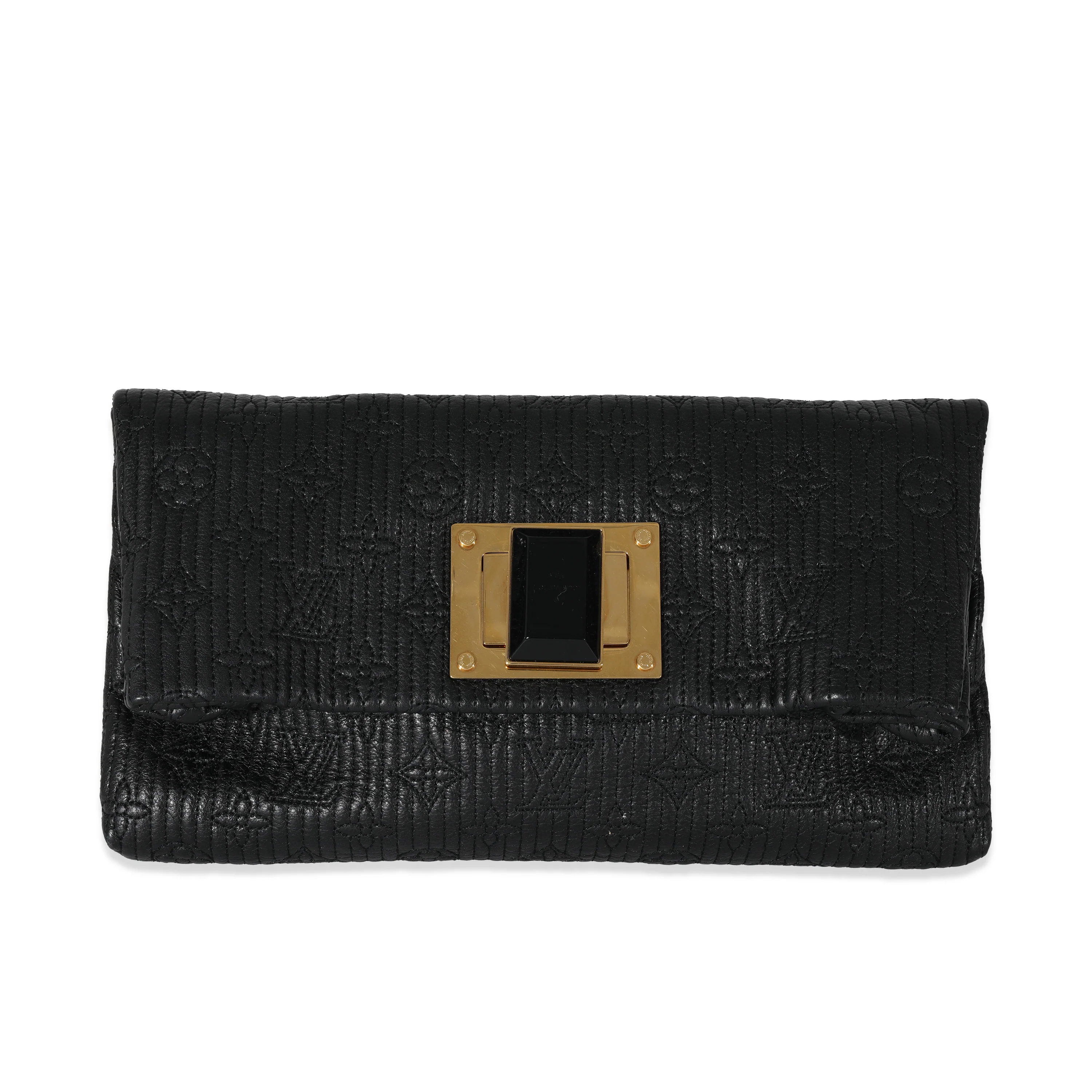 Louis Vuitton Black Monogram Limelight Altair Clutch
