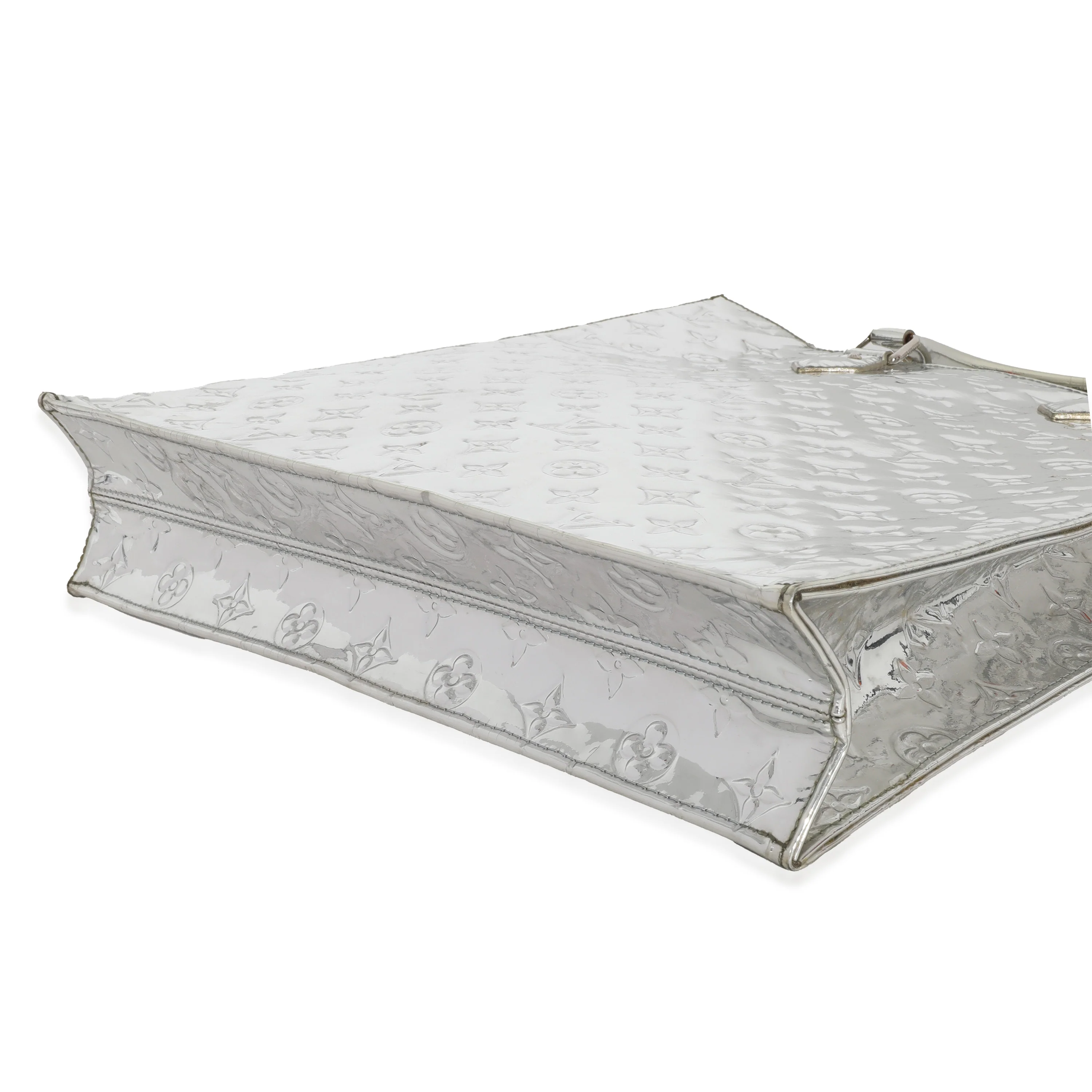 Louis Vuitton Silver PVC Monogram Miroir Sac Plat - Image 6