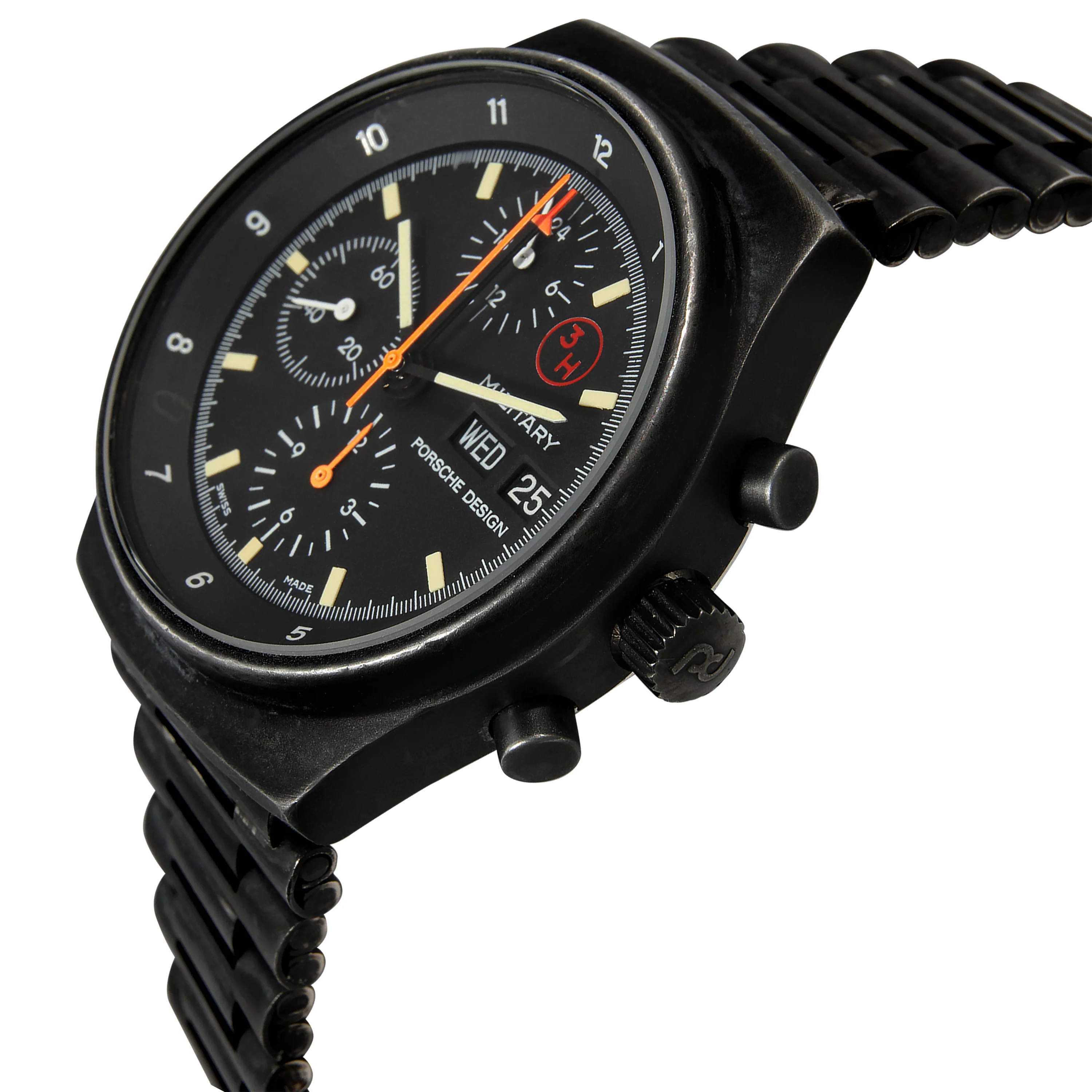 Porsche Design Orfina Military 7177 Mens Watch in PVD - Image 3
