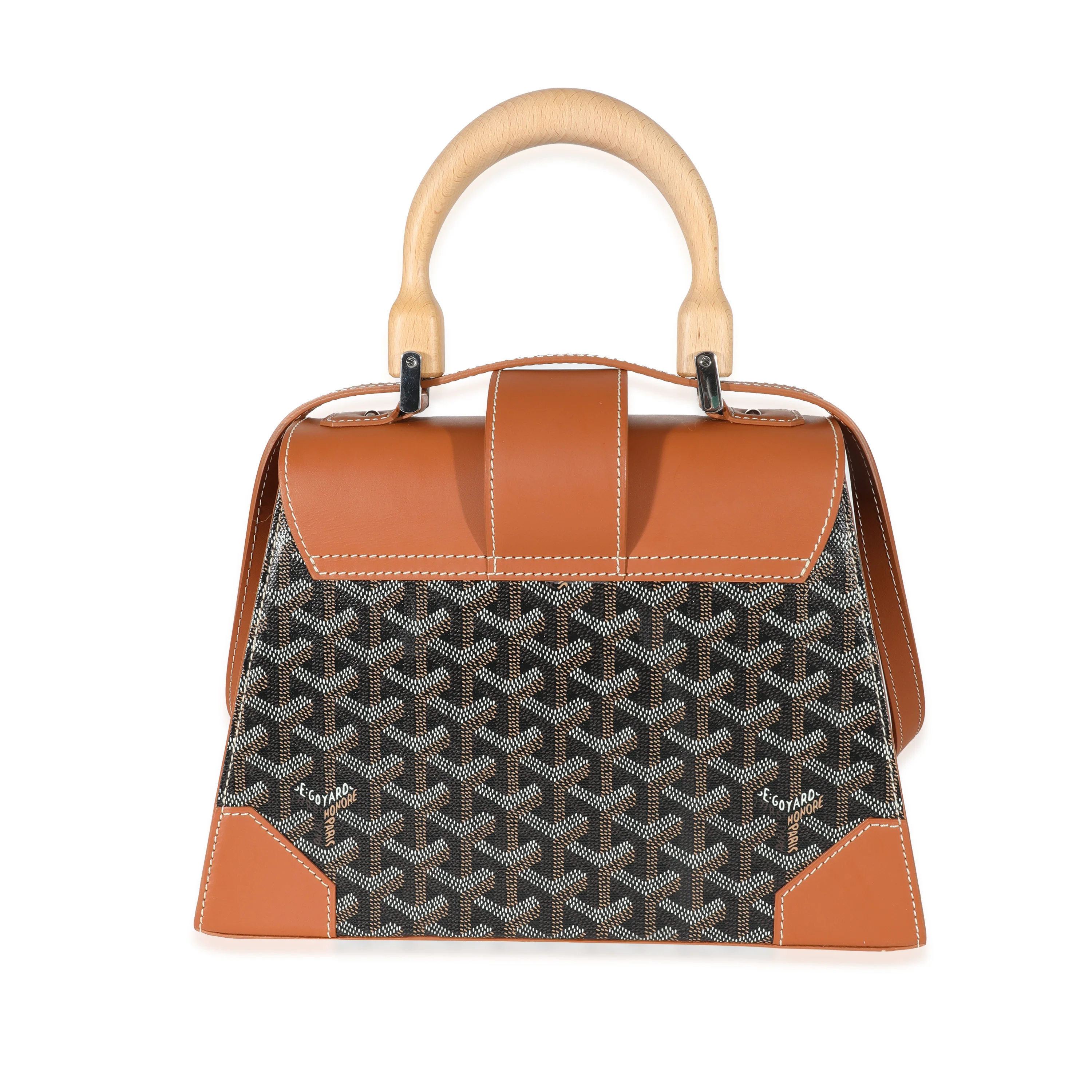 Goyard Black Goyardine Canvas Saigon PM - Image 3