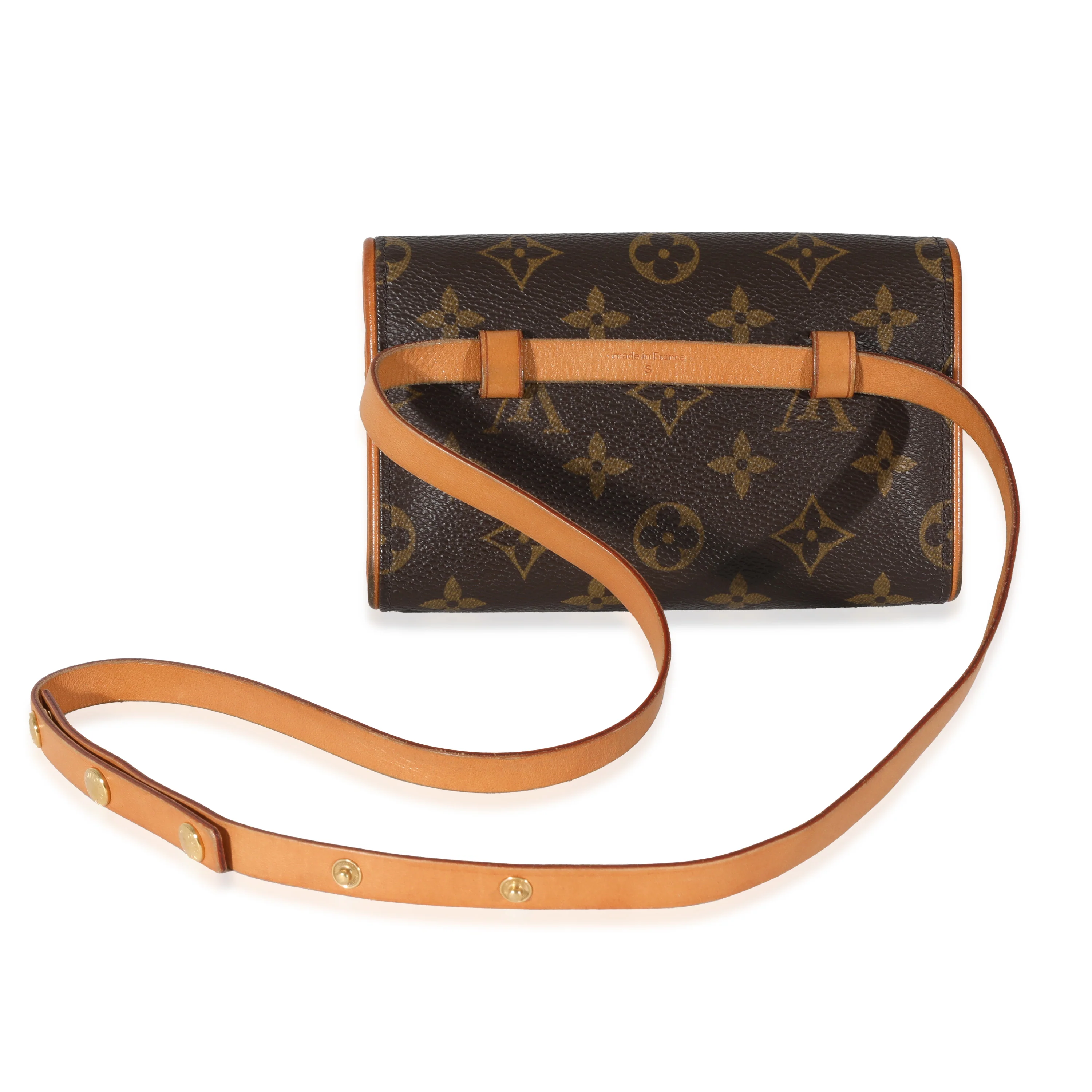 Louis Vuitton Vintage Monogram Canvas Pochette Florentine Waist Bag - Image 3