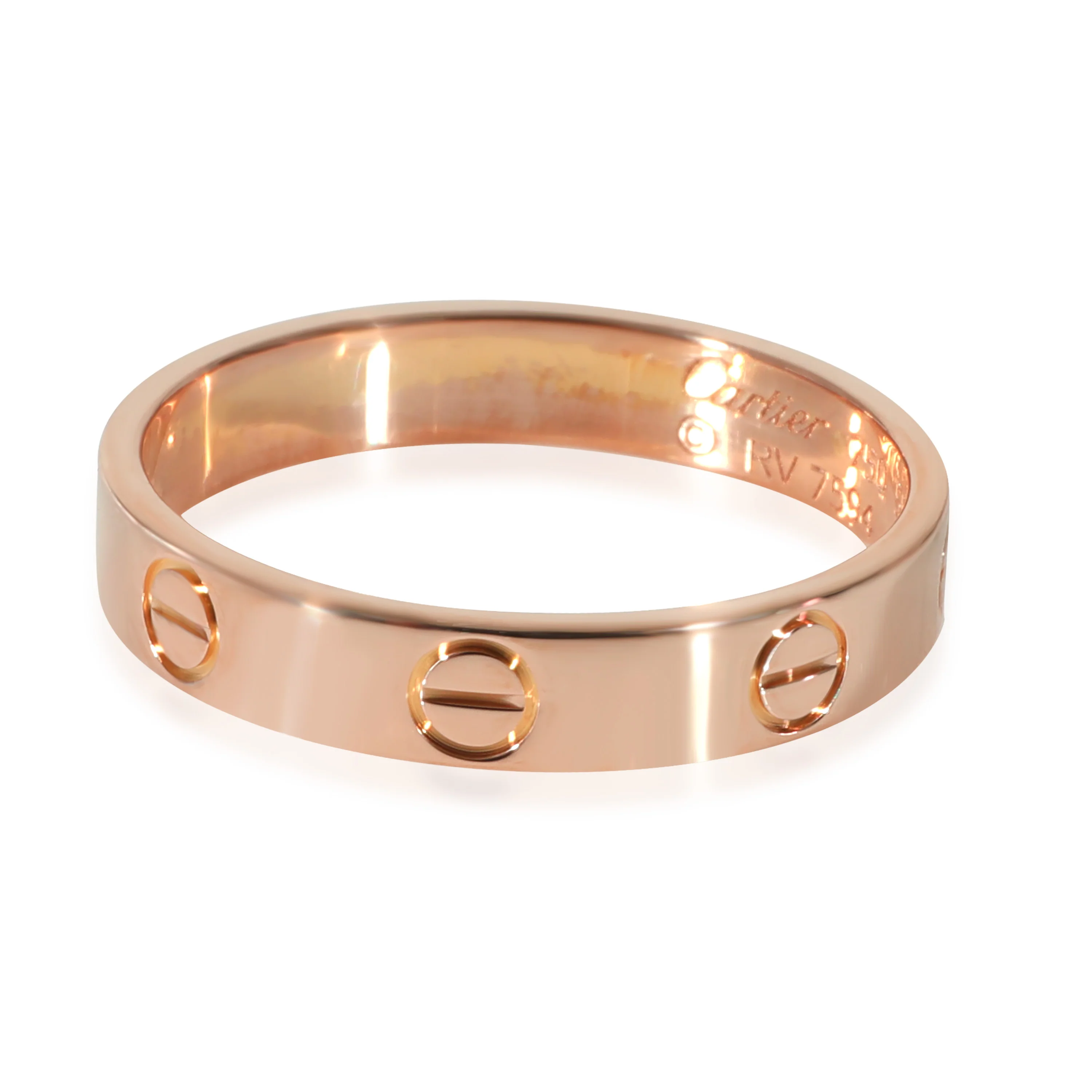 Cartier Love Wedding Band in 18k Rose Gold - Image 2
