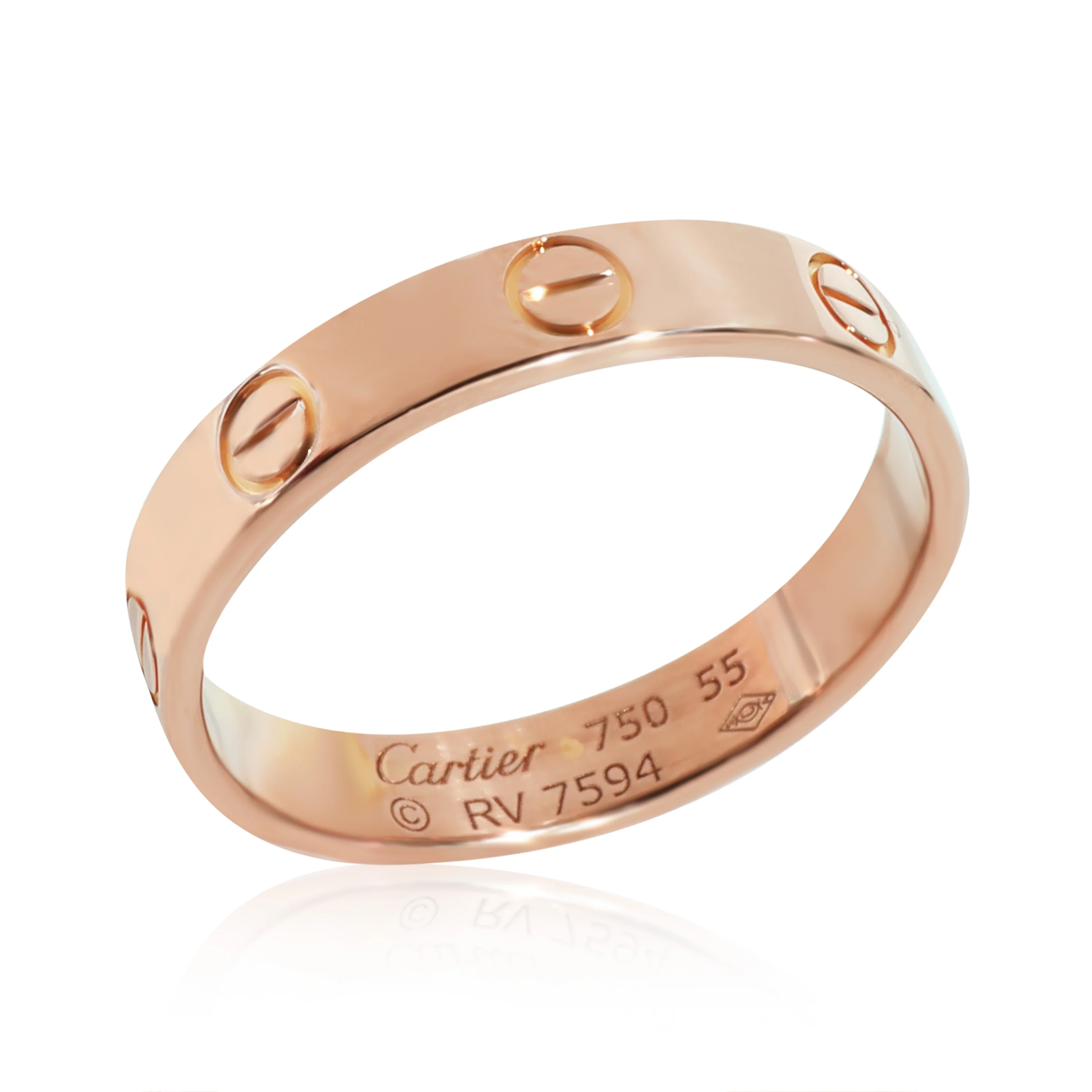 Cartier Love Wedding Band in 18k Rose Gold - Image 3