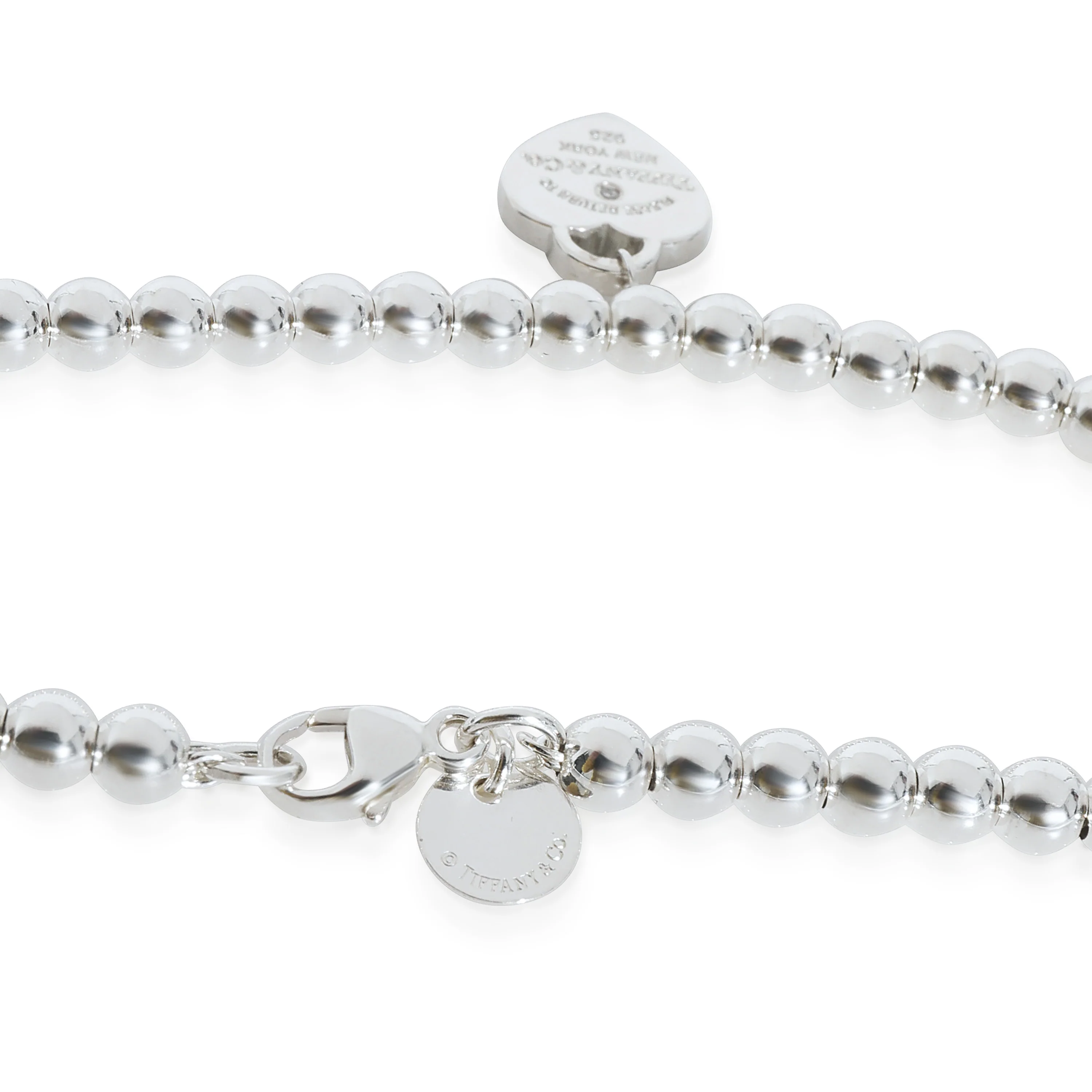 Tiffany & Co. Return To Tiffany Bead Bracelet in Sterling Silver 0.01 CTW - Image 4