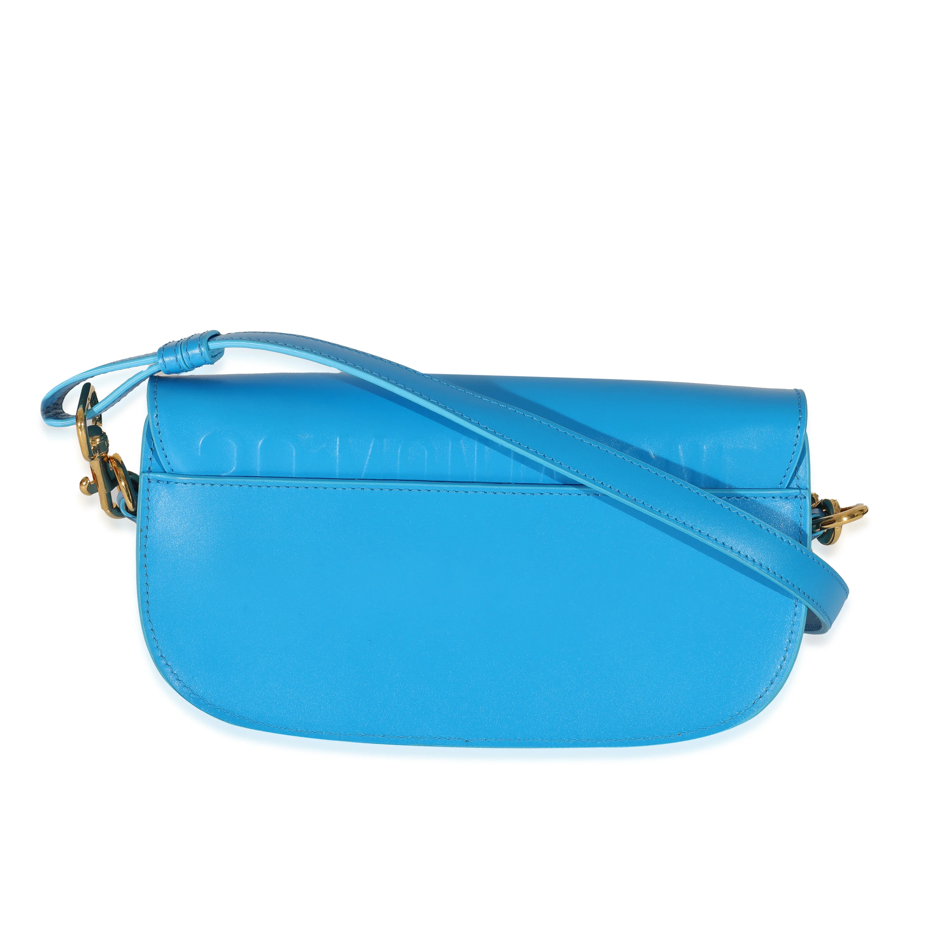 Blue Leather Bobby East West Horizon Bag - Image 3