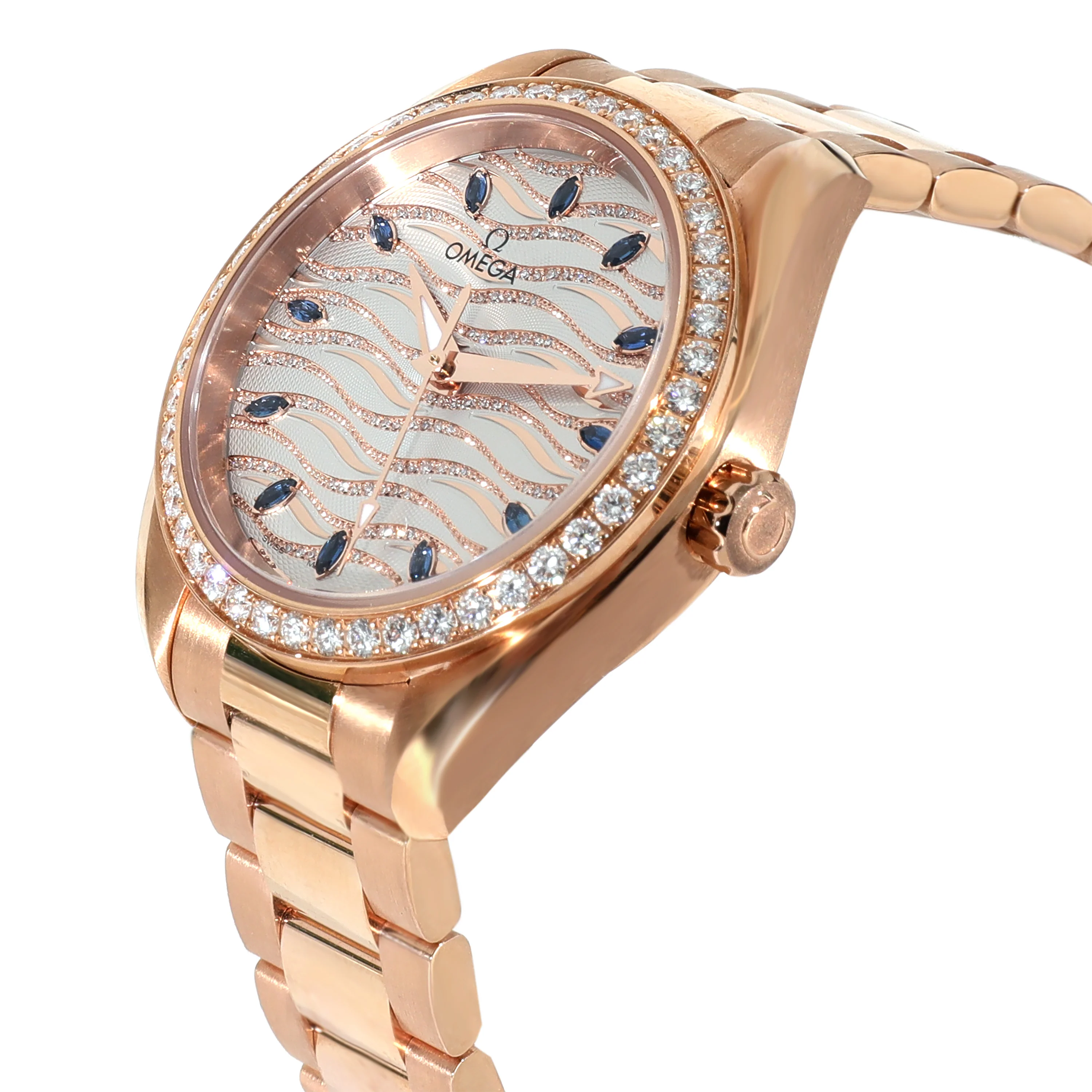 Omega Seamaster Aqua Terra 220.55.34.20.99.005 Unisex Watch in 18kt Rose Gold - Image 3