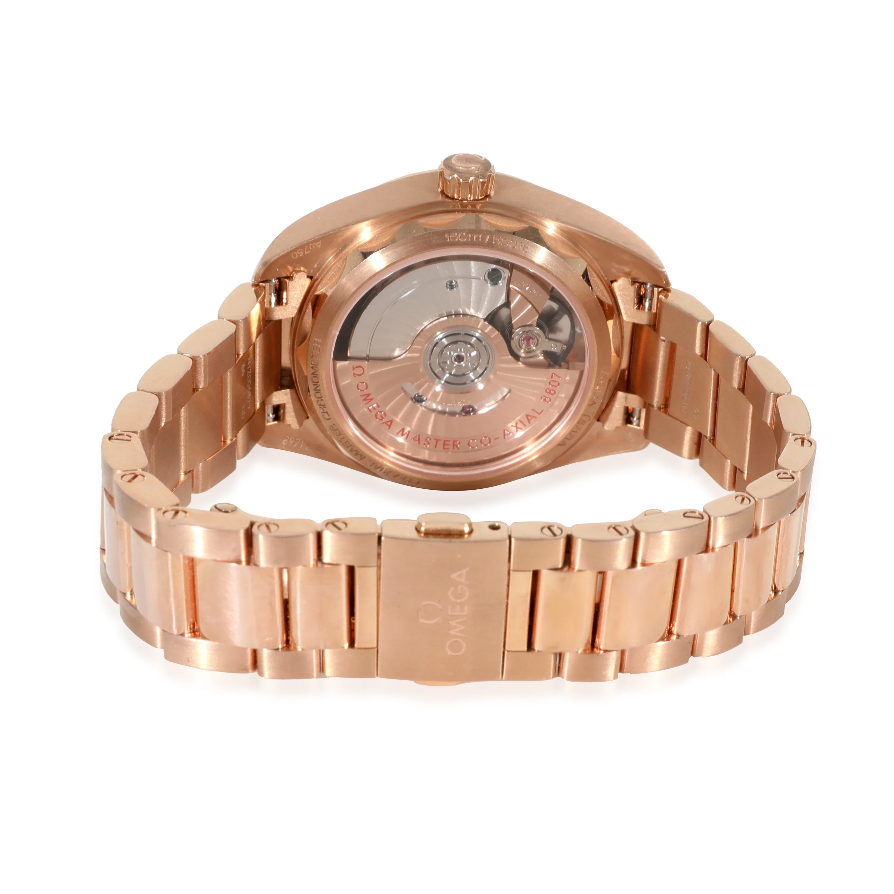 Omega Seamaster Aqua Terra 220.55.34.20.99.005 Unisex Watch in 18kt Rose Gold - Image 4