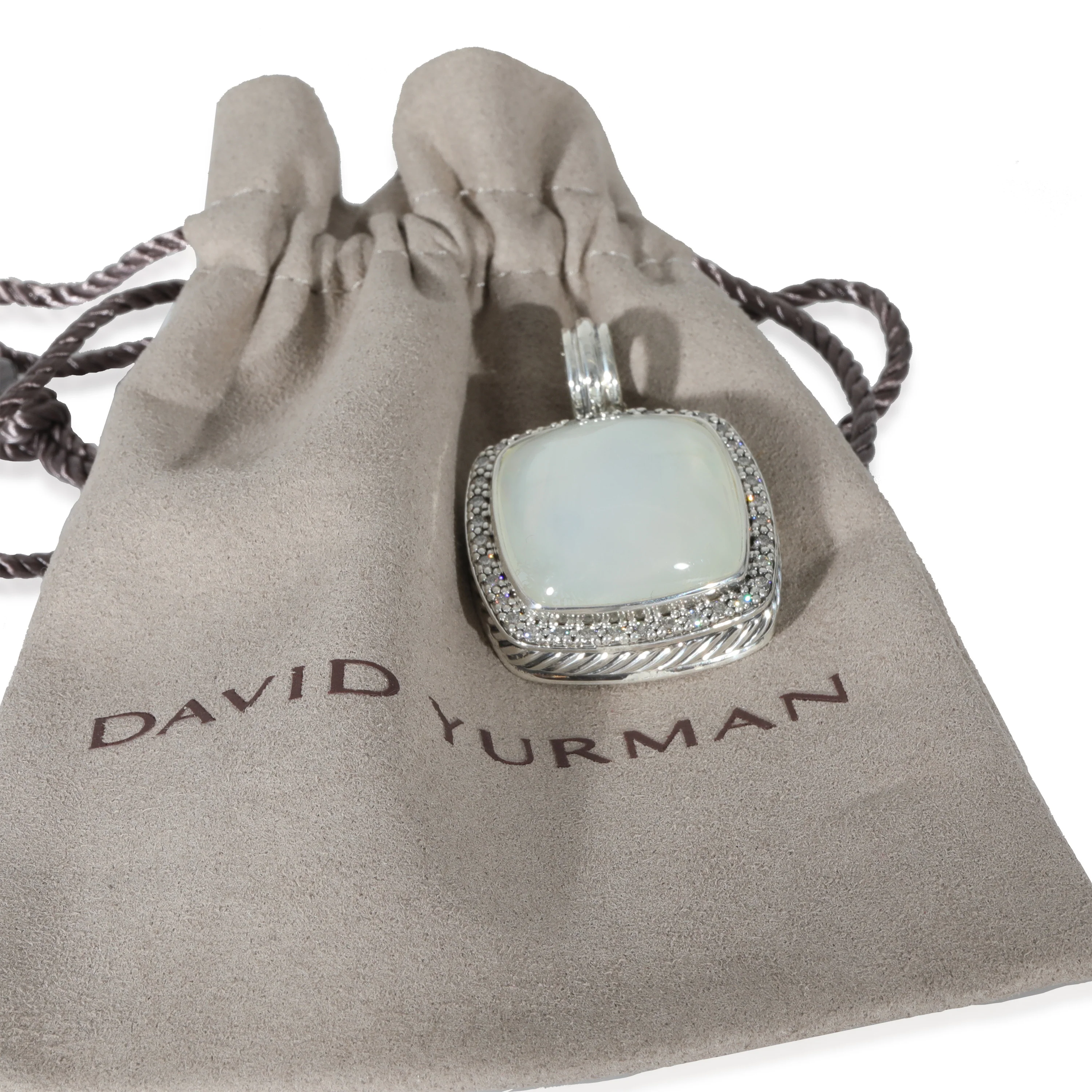 David Yurman Albion Enhancer, Quartz & Mother Of Pearl, Sterling Silver 0.56 Ctw - Image 4