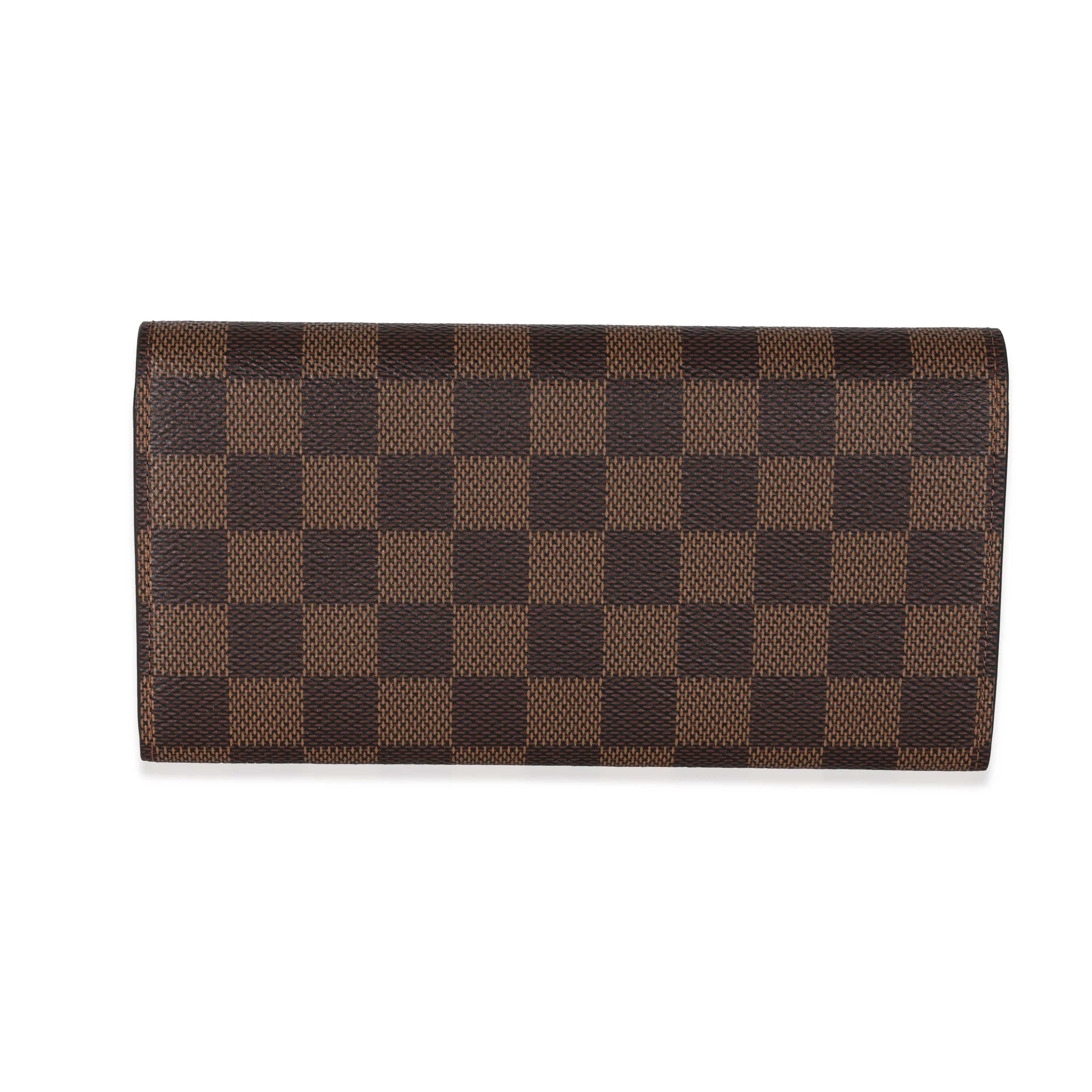 Louis Vuitton Damier Ebene Canvas Emilie Wallet - Image 3