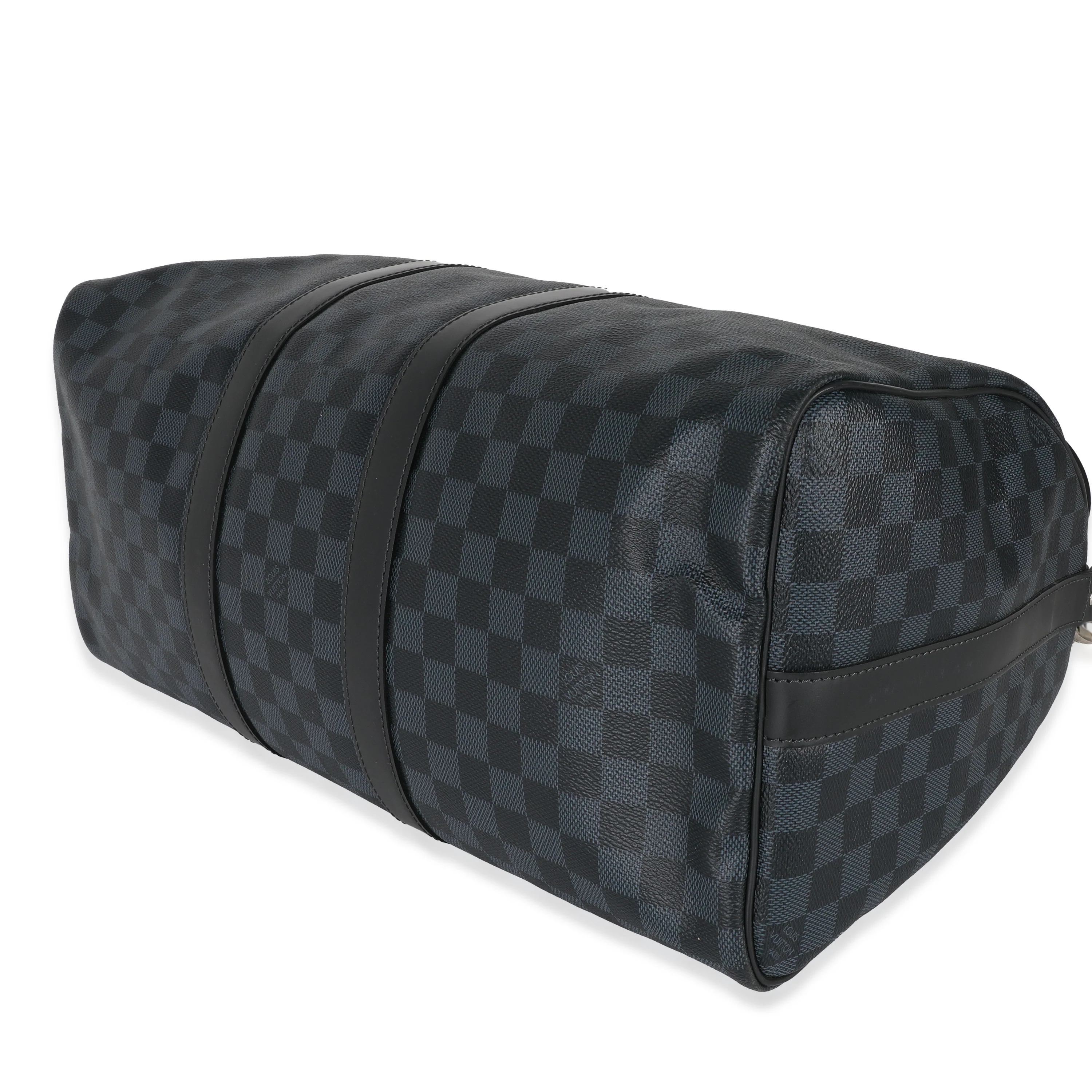 Louis Vuitton Damier Cobalt Canvas Keepall Bandouliere 45 - Image 7
