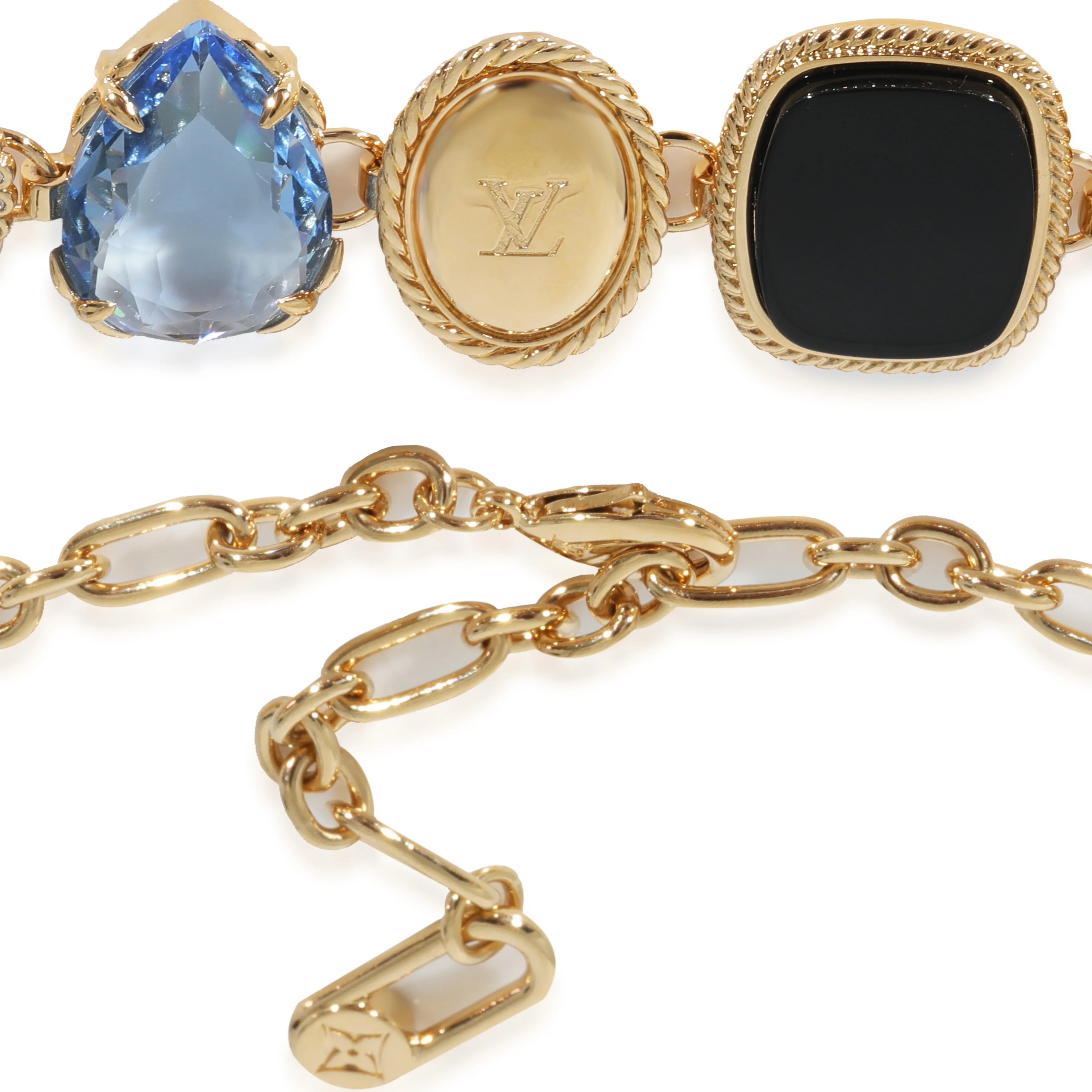 Louis Vuitton Gold Tone Heirloom Necklace - Image 3