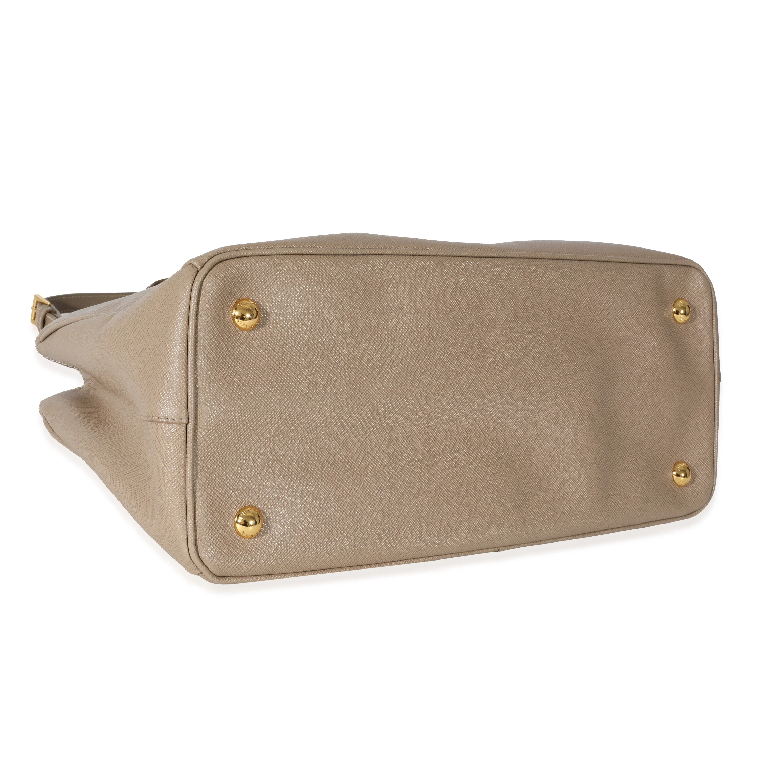 Prada Beige Saffiano Medium Lux Galleria Tote - Image 5