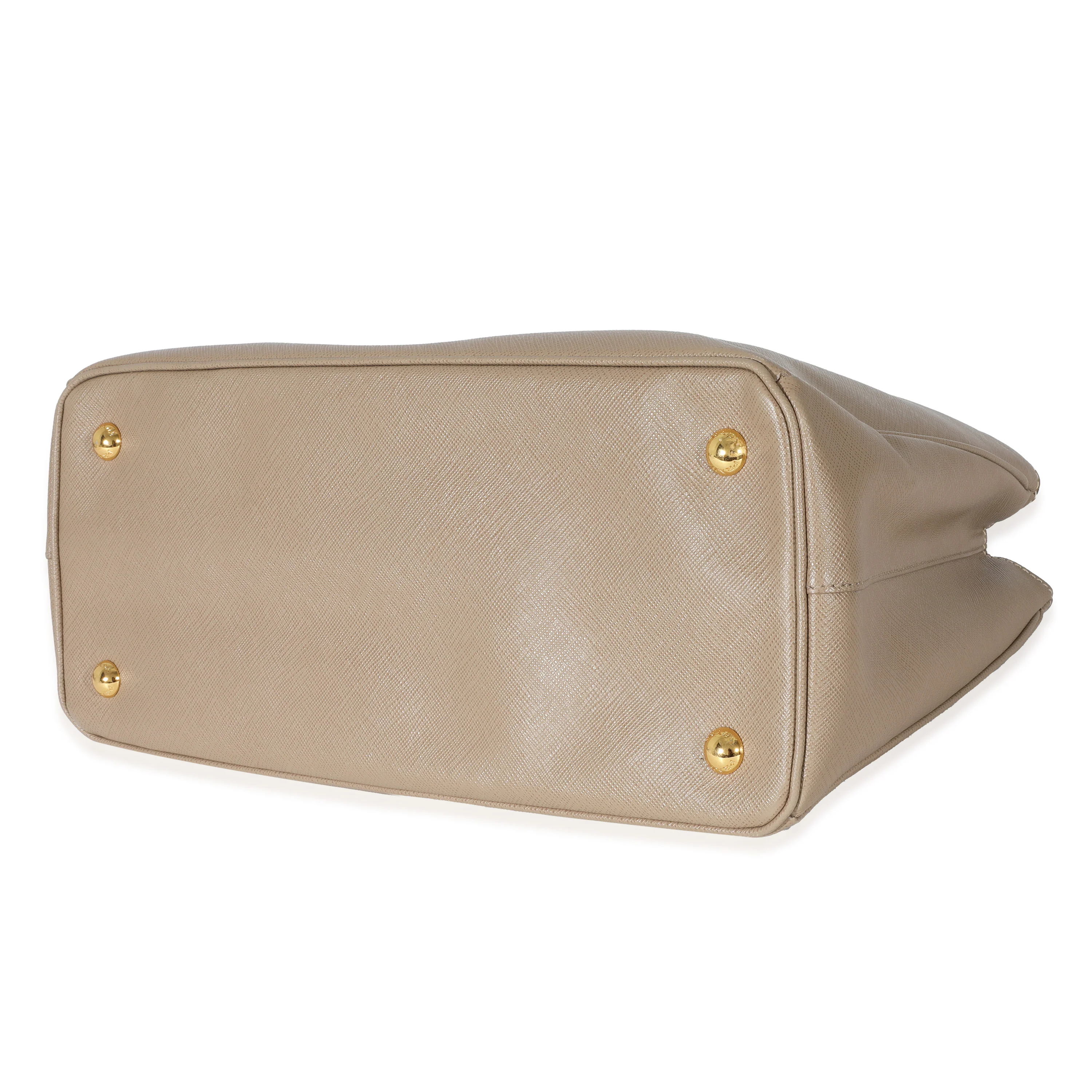 Prada Beige Saffiano Medium Lux Galleria Tote - Image 6