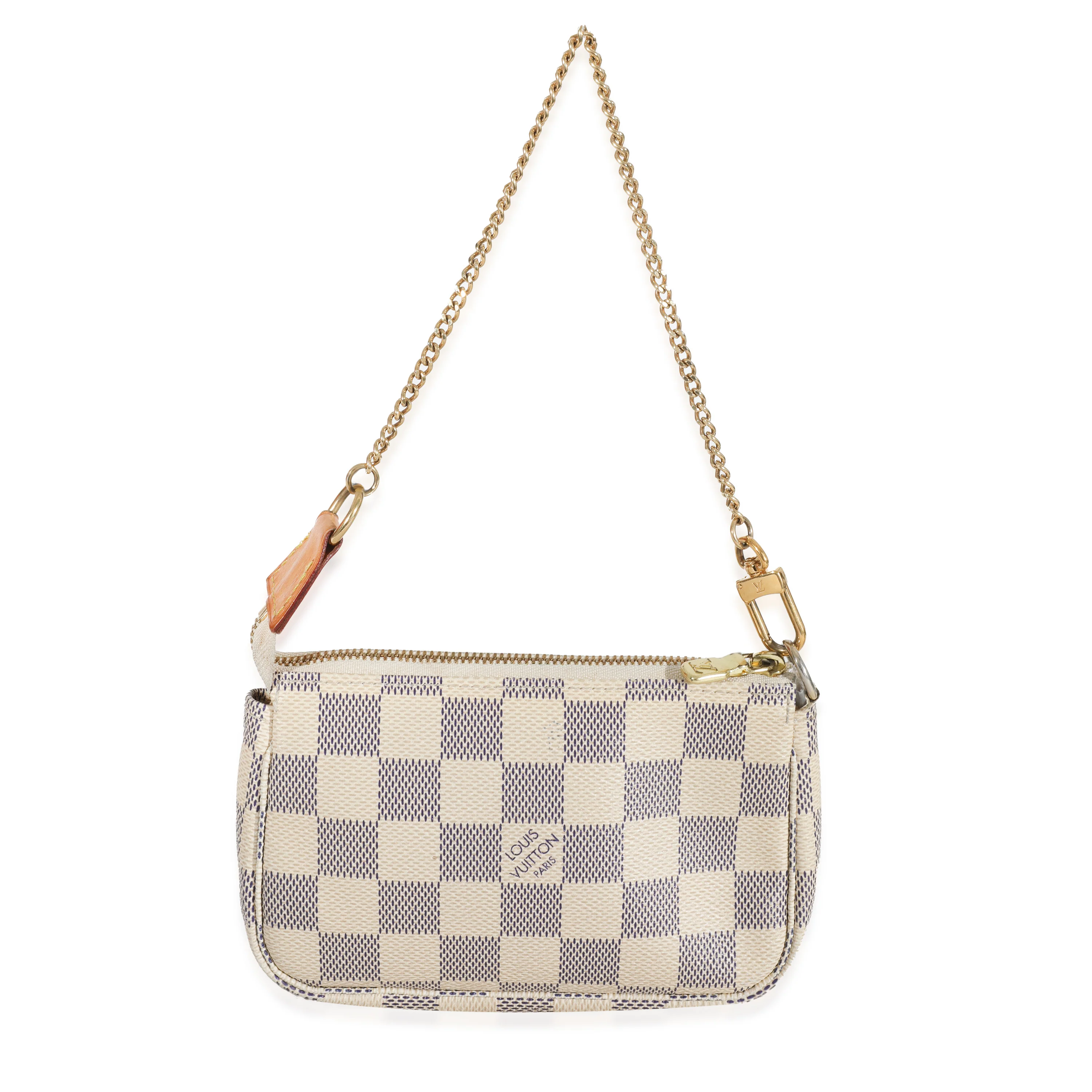 Louis Vuitton Damier Azur Canvas Mini Pochette Accessoires - Image 3