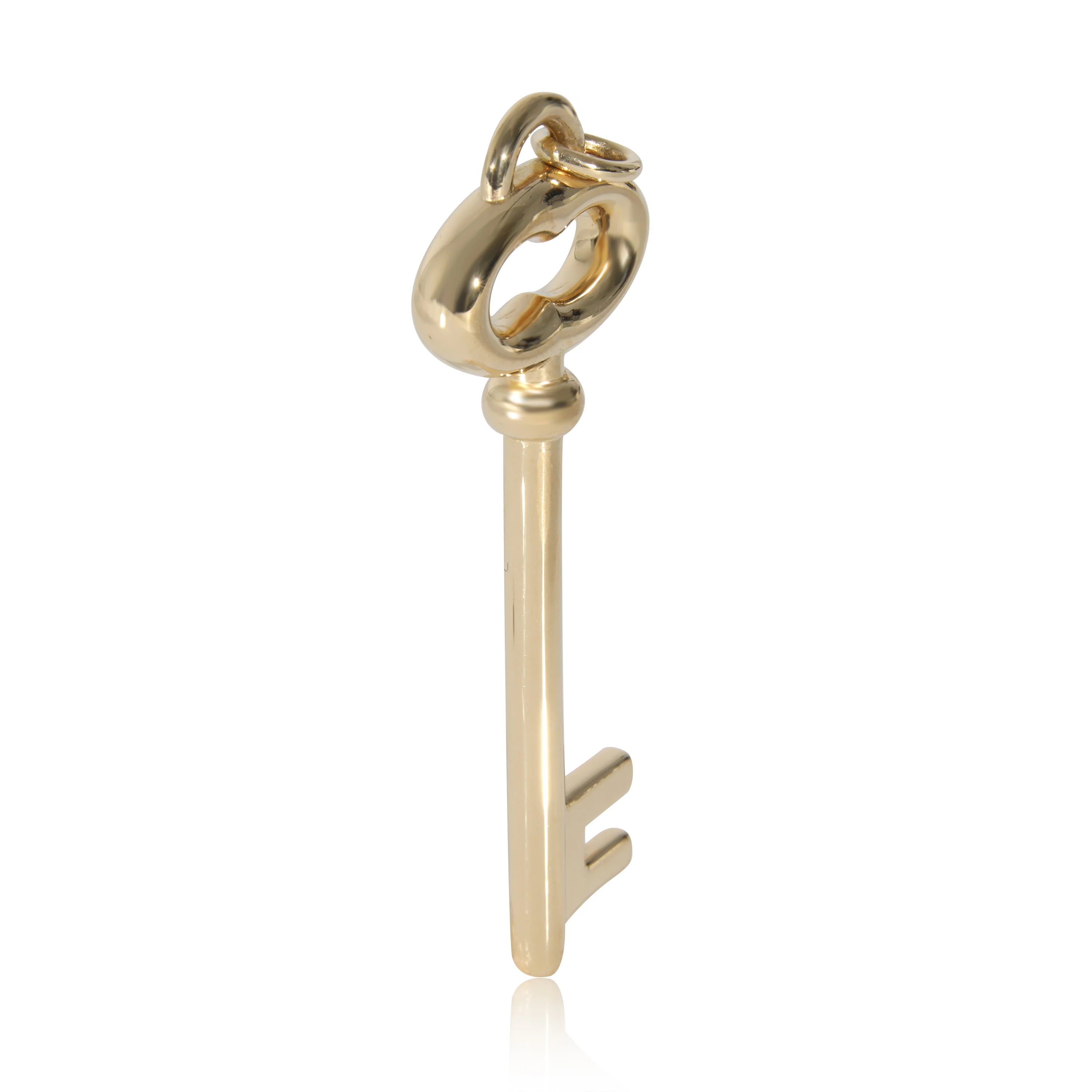 Tiffany & Co. Tiffany Keys Oval Pendant in 18k Yellow Gold - Image 2