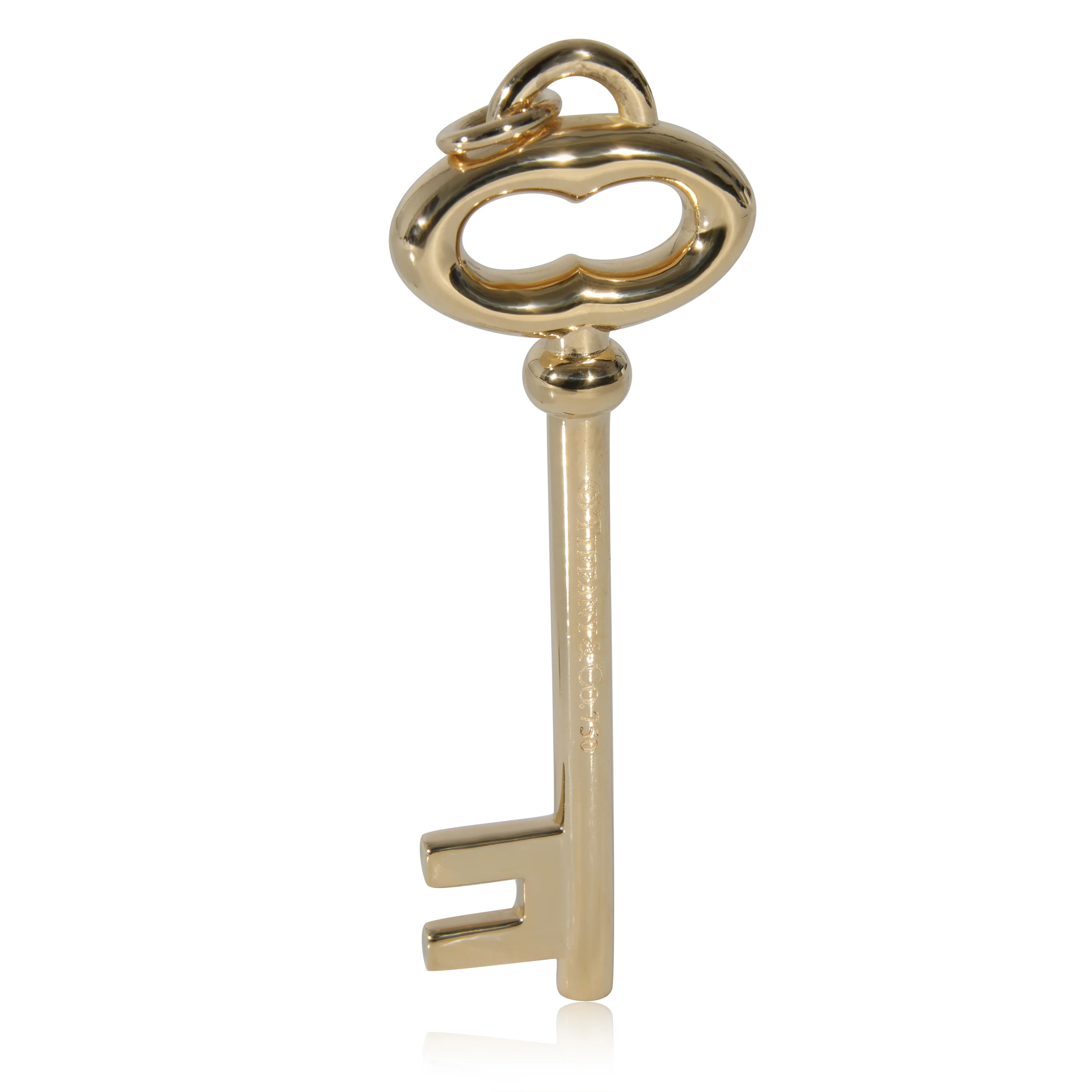 Tiffany & Co. Tiffany Keys Oval Pendant in 18k Yellow Gold - Image 3