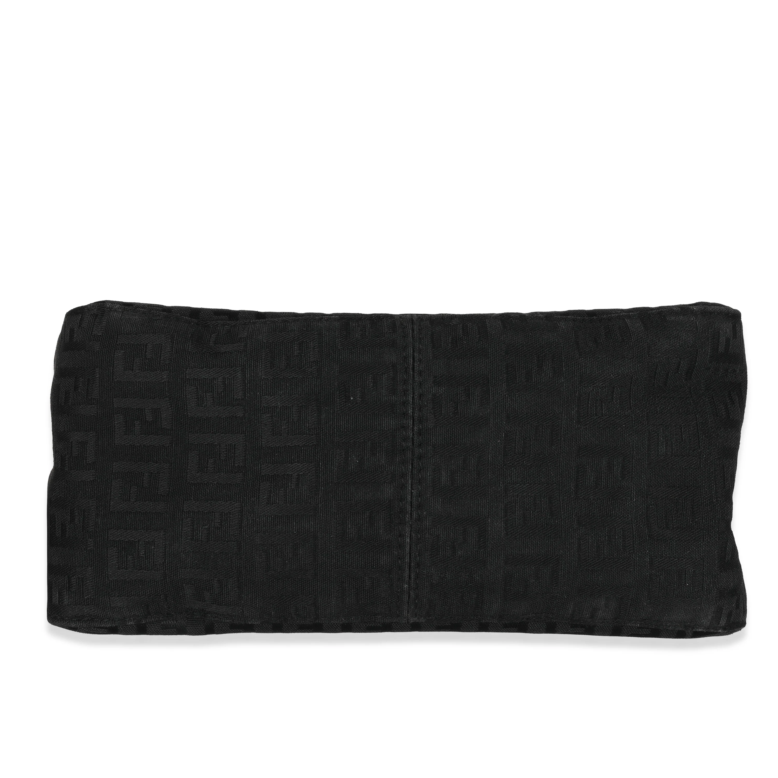 Fendi Vintage Black Zucca Canvas Mini Mama Forever Bag - Image 5