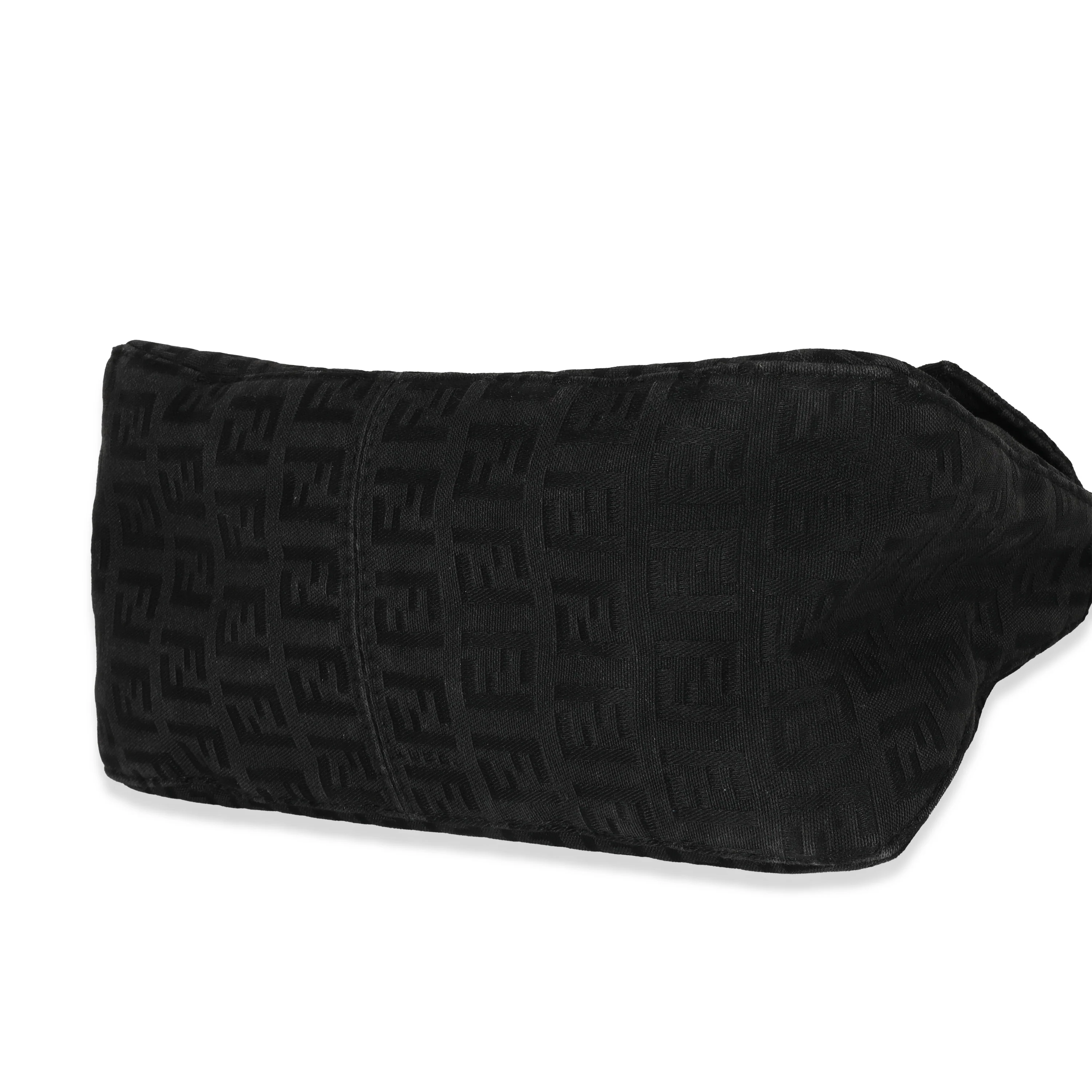 Fendi Vintage Black Zucca Canvas Mini Mama Forever Bag - Image 7