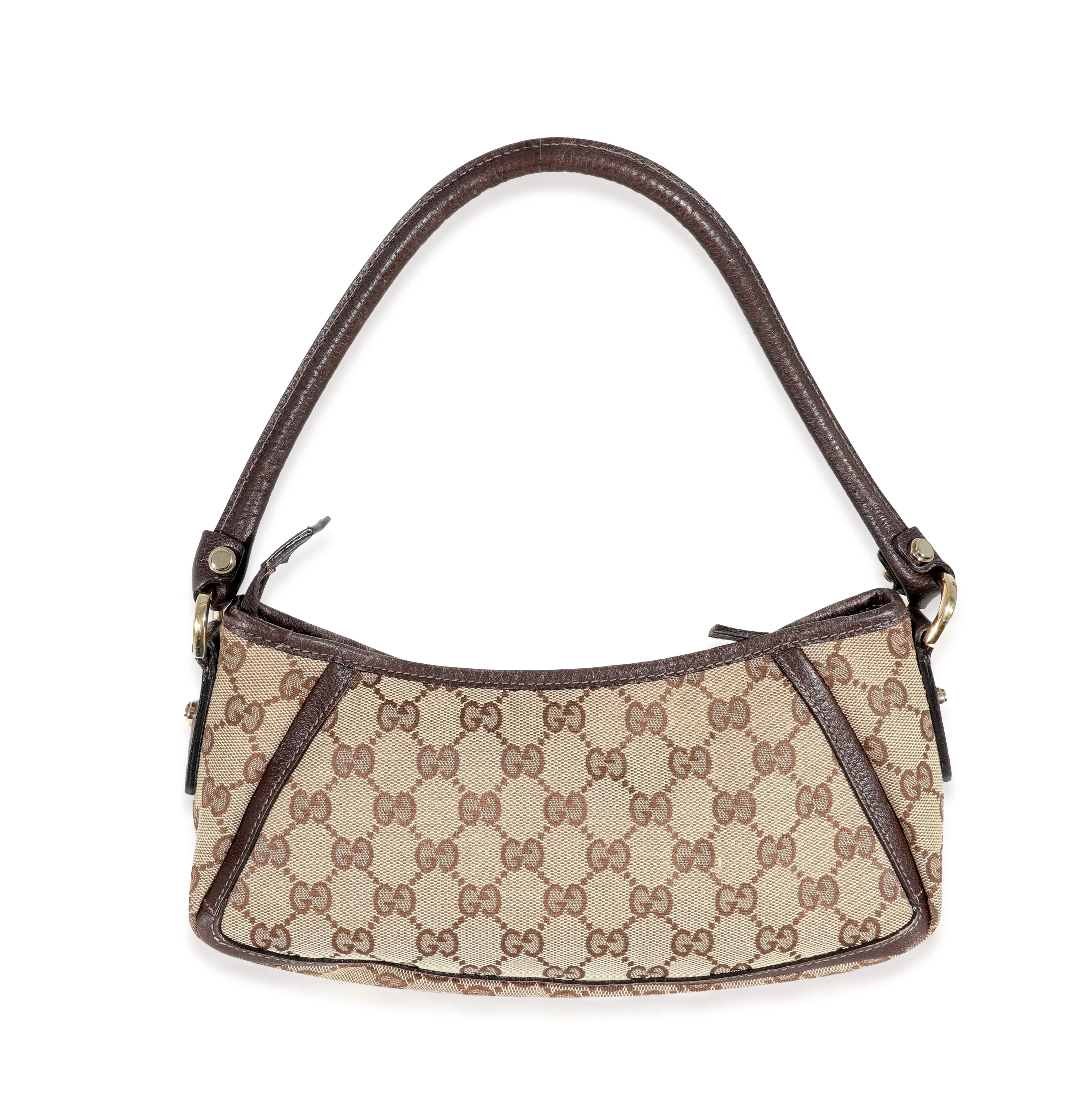 Gucci Beige GG Canvas Abbey D-Ring Pochette - Image 3